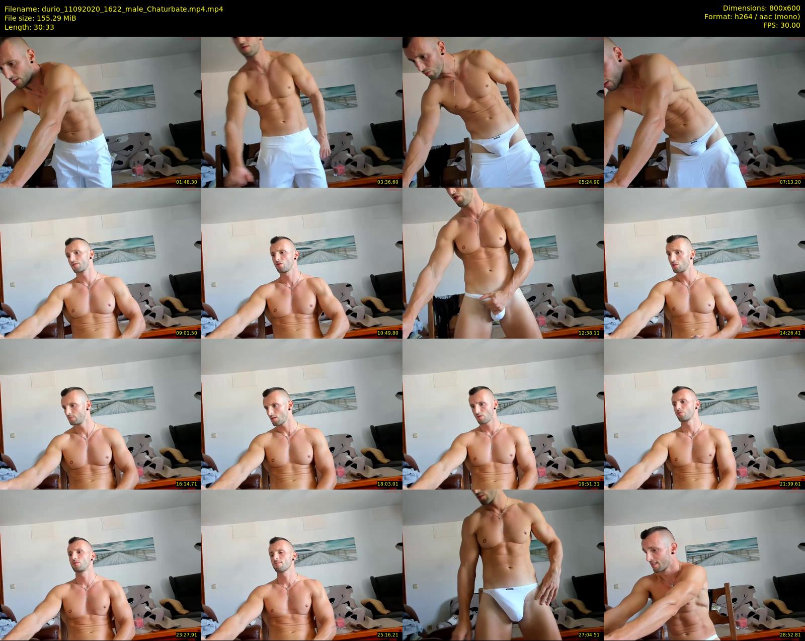 durio — 31 minute Chaturbate male cam show recording, 480p, Sep 11, 2020