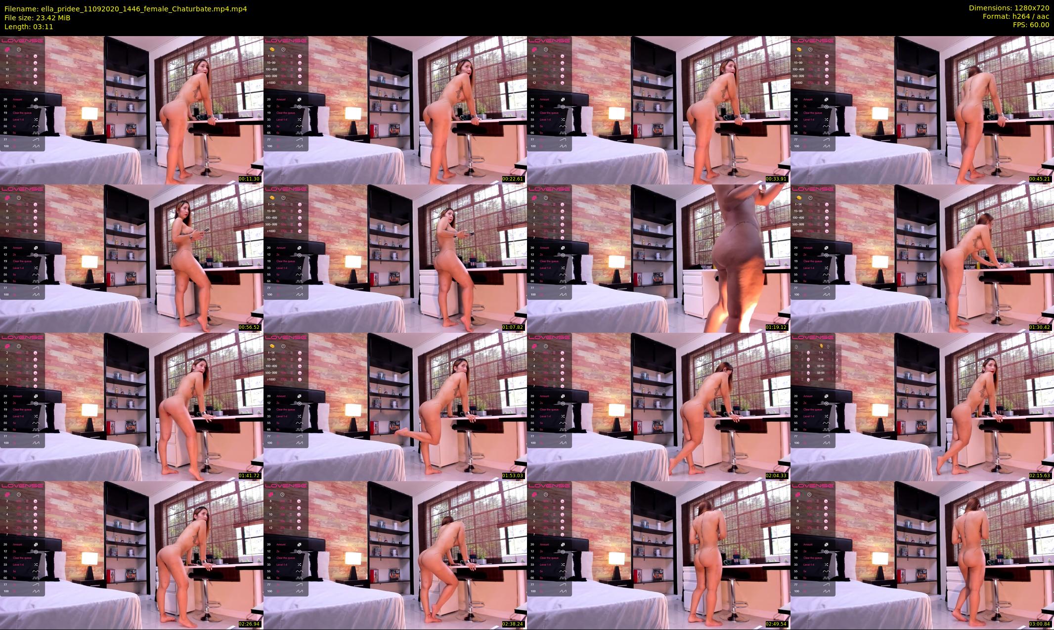 ella_pridee — 4 minute Chaturbate female cam show recording, 720p, Sep 11, 2020
