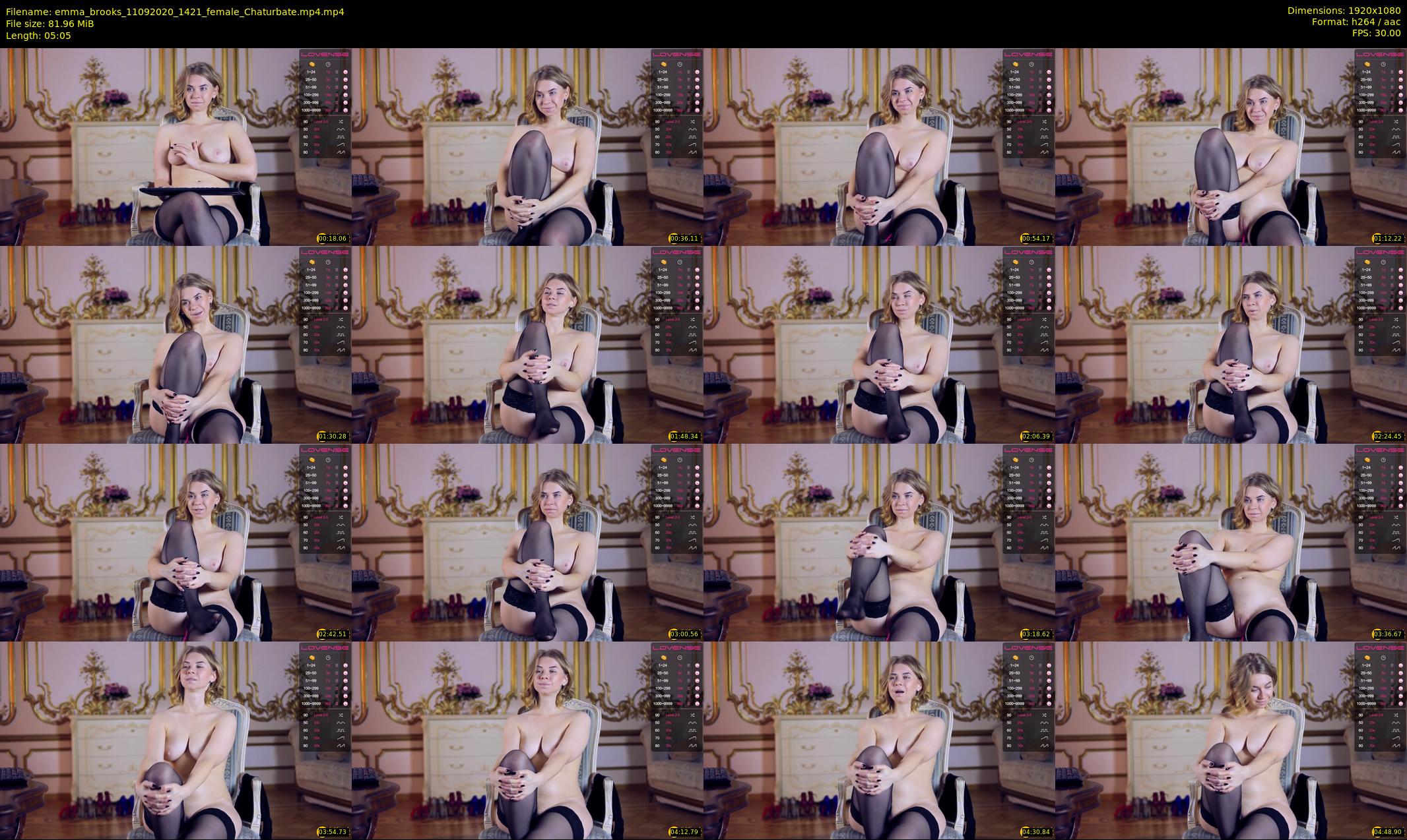 emma_brooks — 6 minute Chaturbate female cam show recording, 1080p, Sep 11, 2020