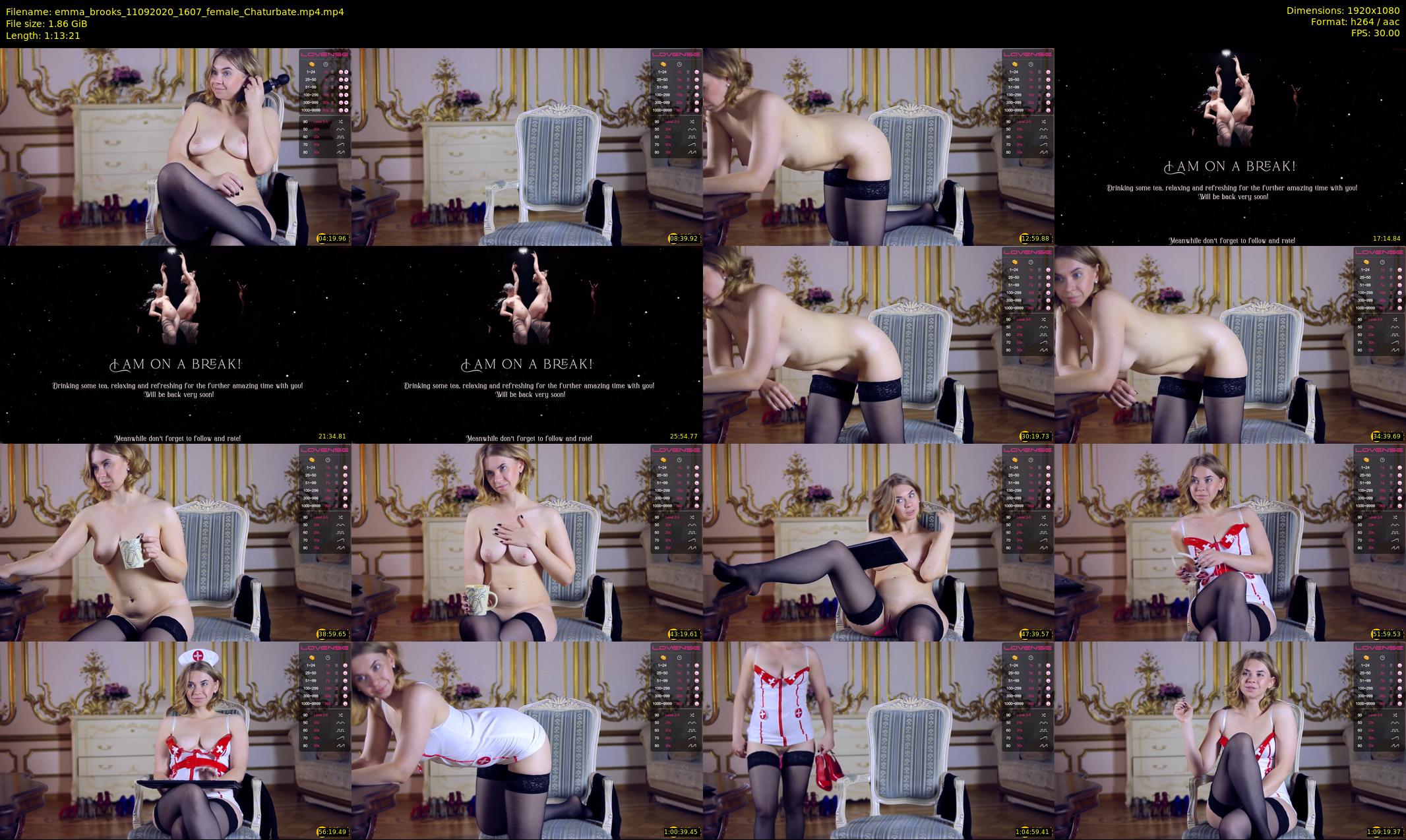 emma_brooks — 74 minute Chaturbate female cam show recording, 1080p, Sep 11, 2020