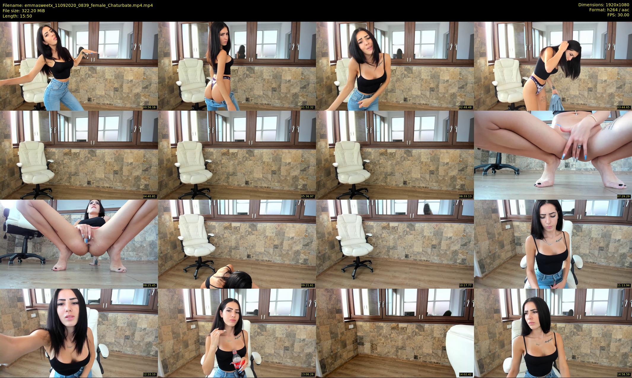 emmasweetx — 16 minute Chaturbate couple cam show recording, 1080p, Sep 11, 2020