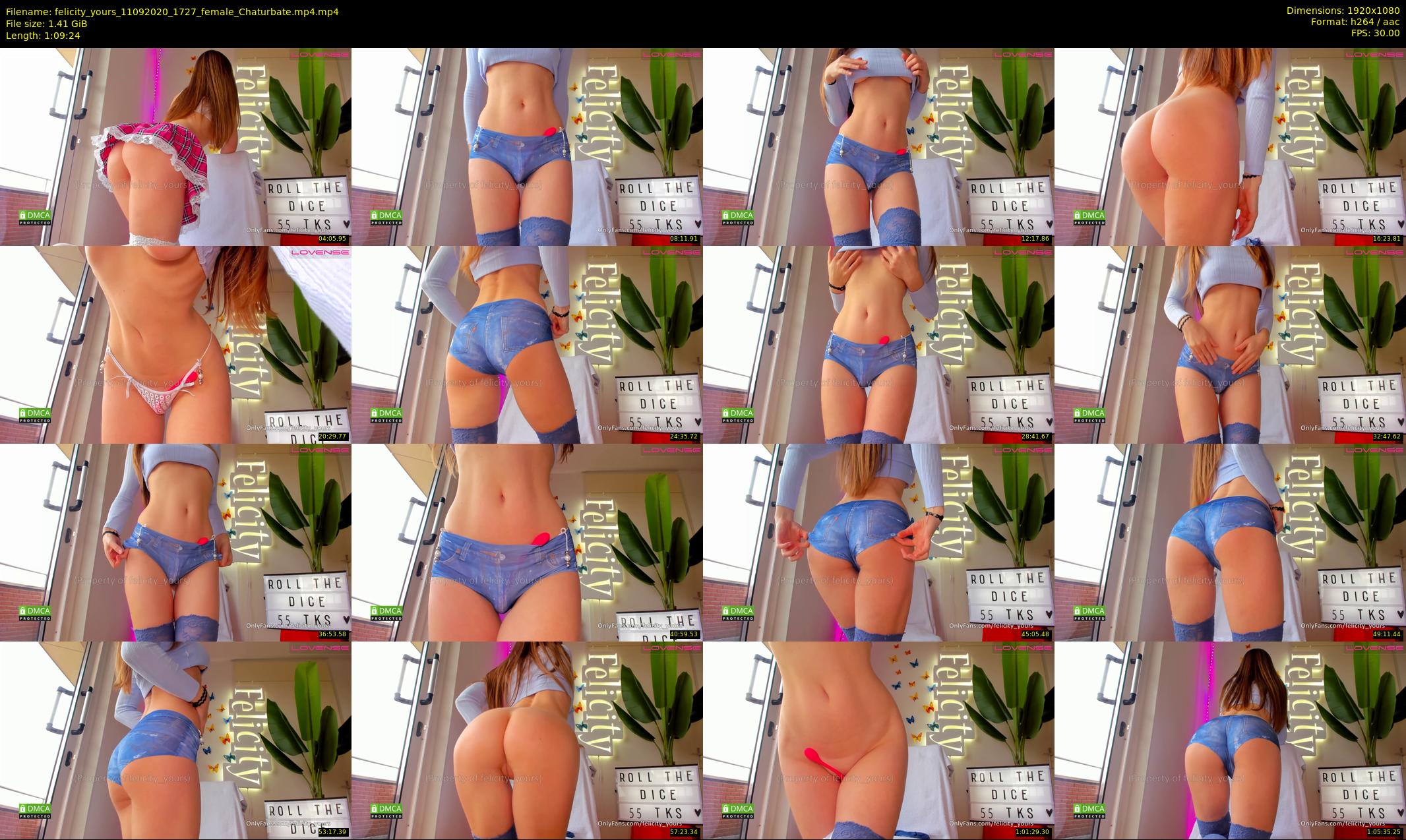 felicity_yours — 70 minute Chaturbate female cam show recording, 1080p, Sep 11, 2020