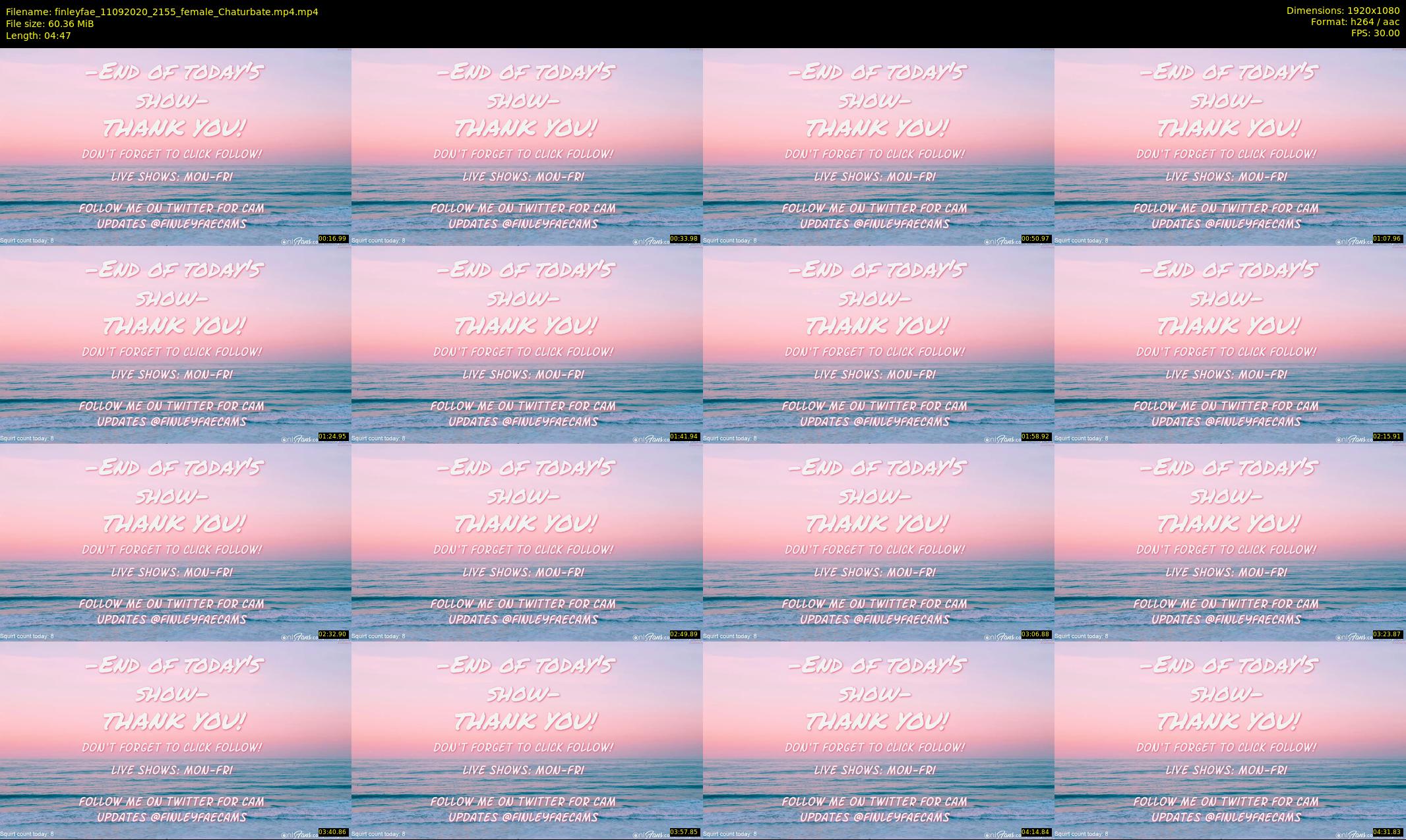 finleyfae — 5 minute Chaturbate female cam show recording, 1080p, Sep 11, 2020