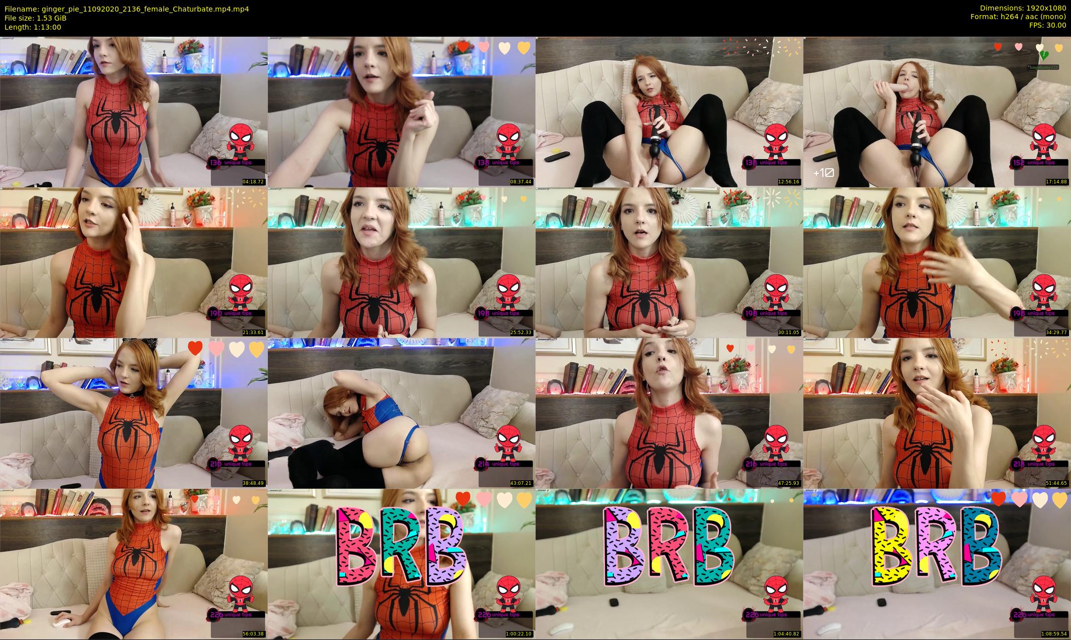 ginger_pie — 73 minute Chaturbate female cam show recording, 1080p, Sep 11, 2020
