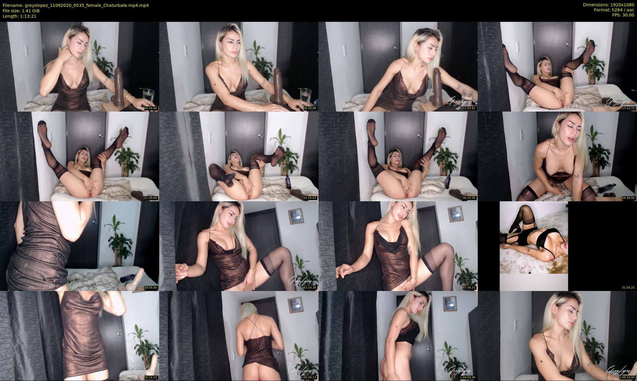 greyslopez — 74 minute Chaturbate female cam show recording, 1080p, Sep 11, 2020