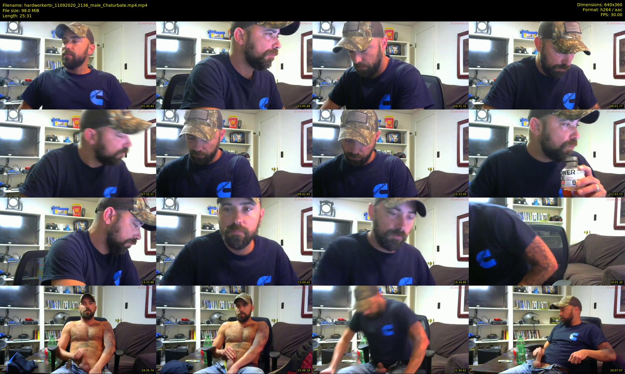 hardworkertn — 26 minute Chaturbate male cam show recording, 360p, Sep 11, 2020