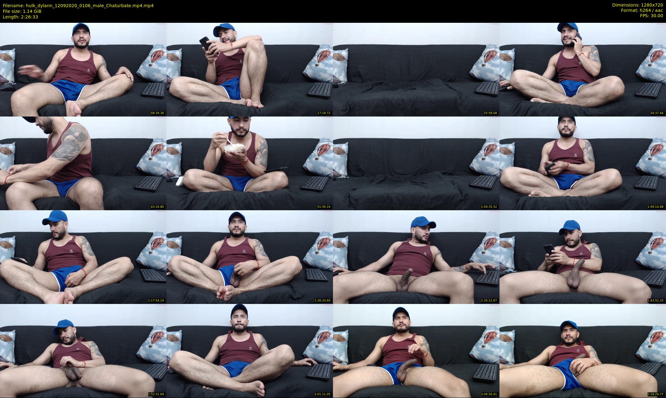 hulk_dylann — 147 minute Chaturbate male cam show recording, 720p, Sep 12, 2020