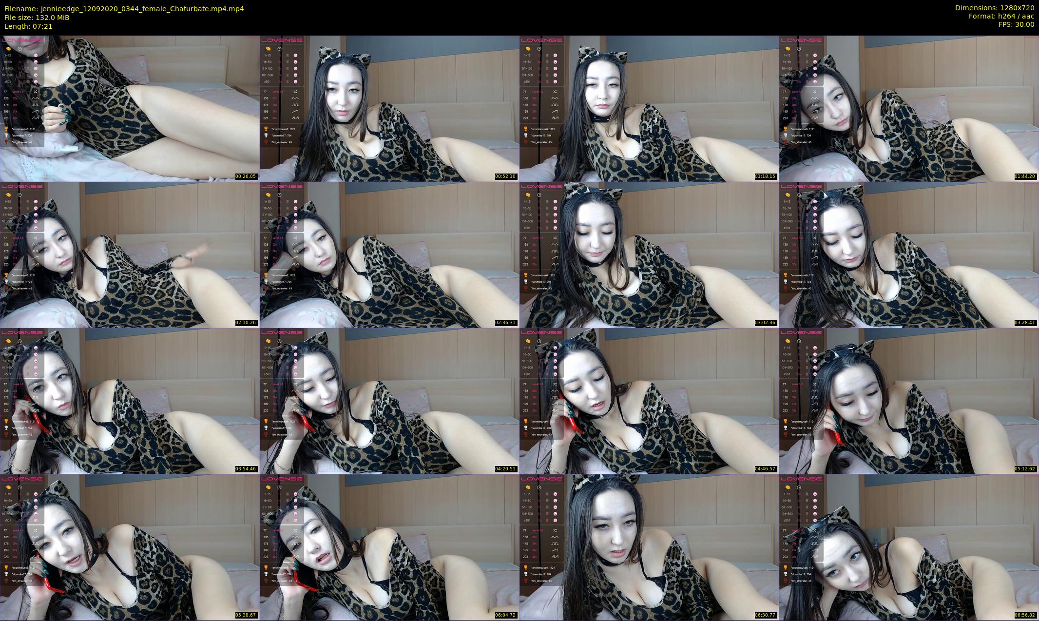 jennieedge — 8 minute Chaturbate female cam show recording, 720p, Sep 12, 2020