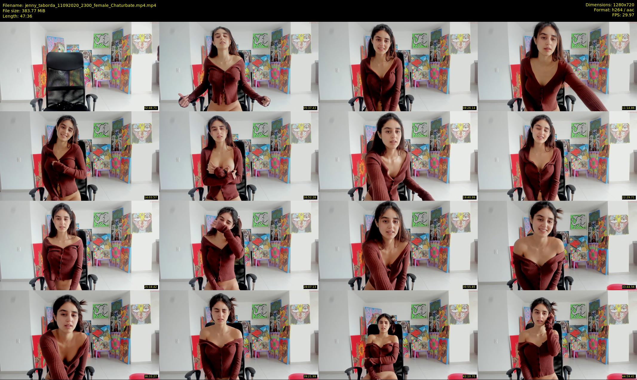 jenny_taborda — 48 minute Chaturbate female cam show recording, 720p, Sep 11, 2020