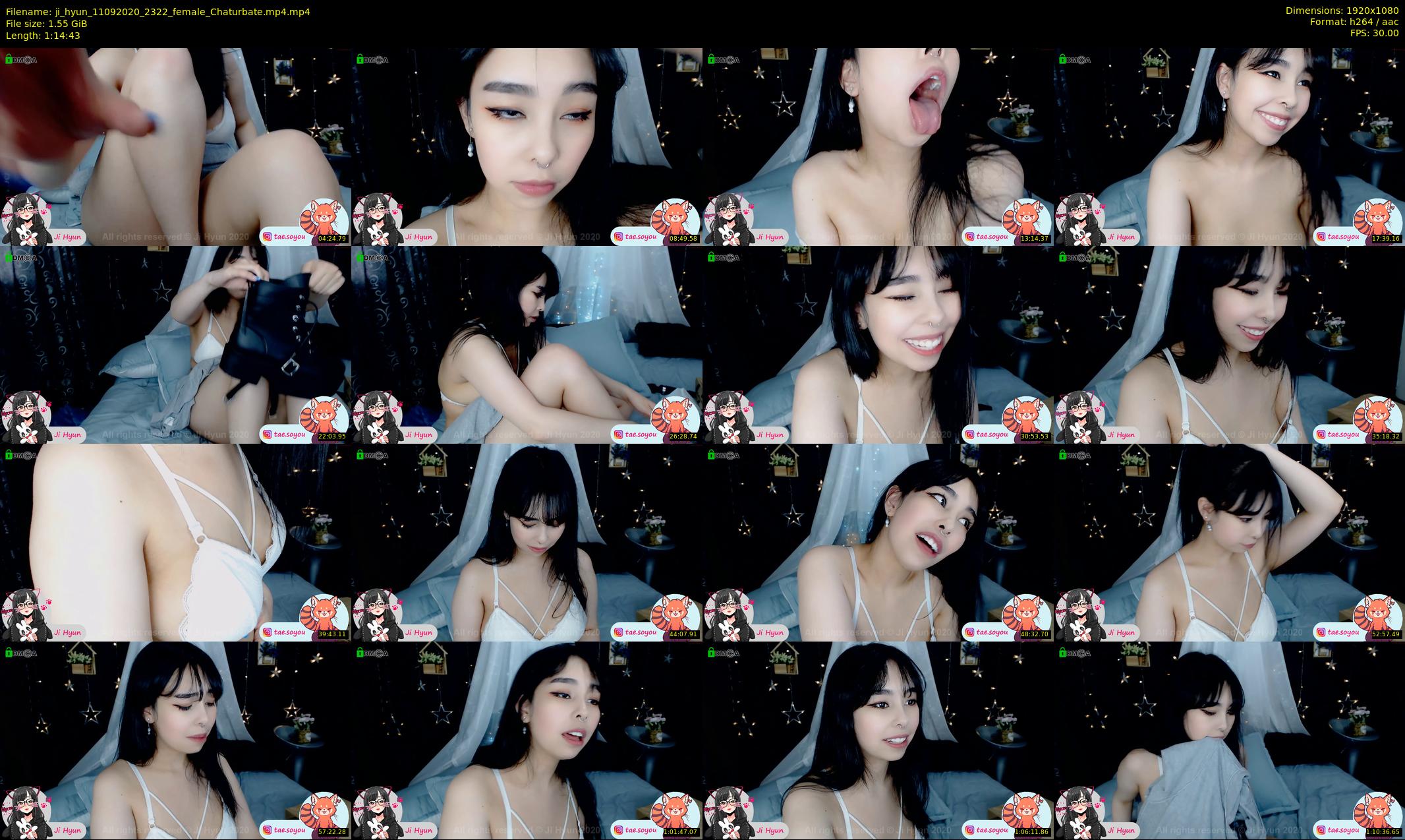 ji_hyun — 75 minute Chaturbate female cam show recording, 1080p, Sep 11, 2020