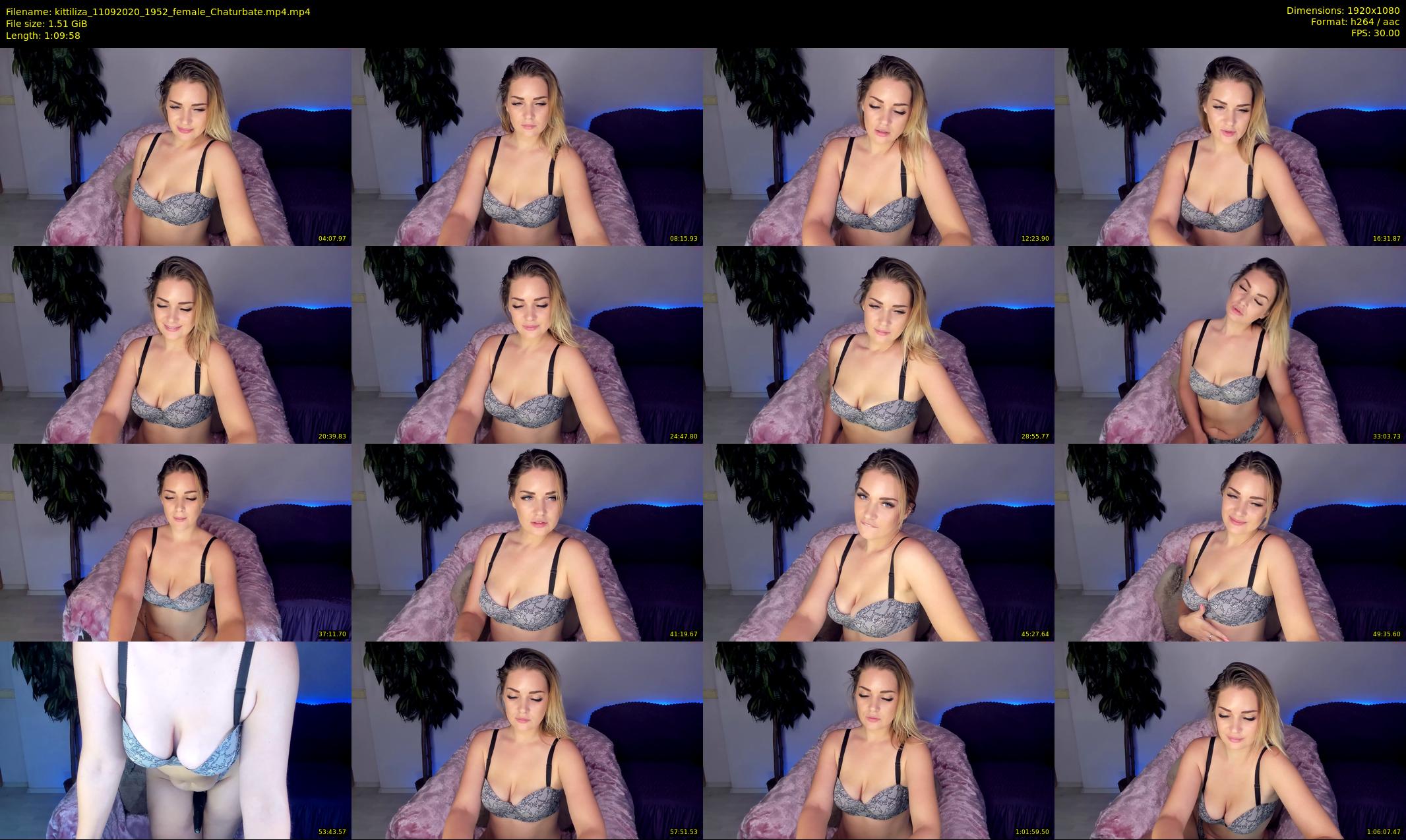 kittiliza — 70 minute Chaturbate female cam show recording, 1080p, Sep 11, 2020