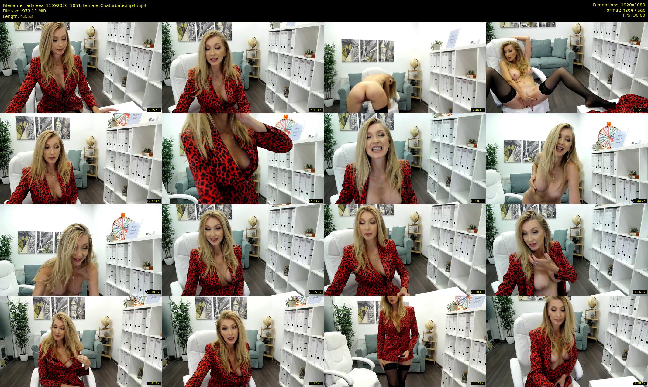 ladyleea — 44 minute Chaturbate female cam show recording, 1080p, Sep 11, 2020