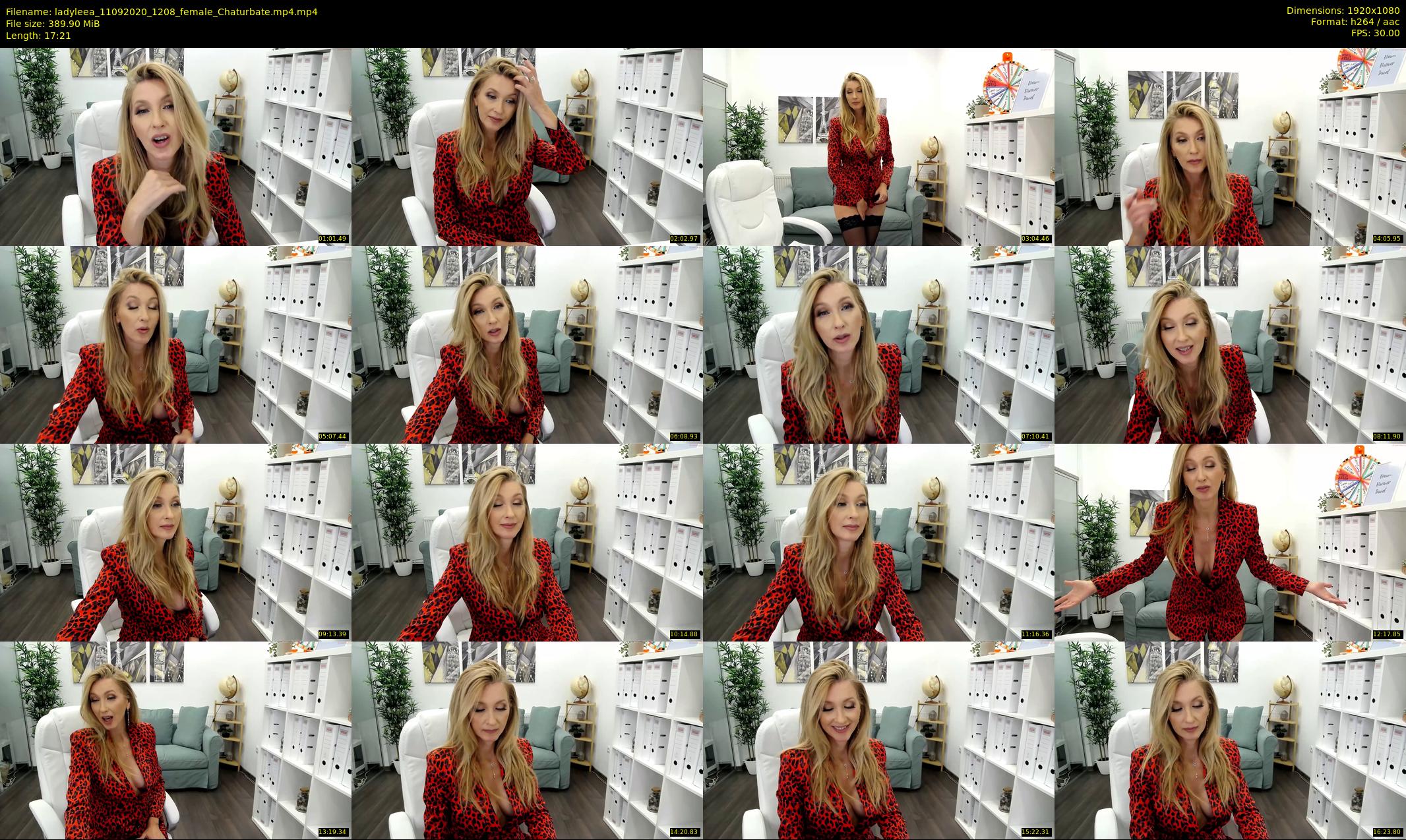 ladyleea — 18 minute Chaturbate female cam show recording, 1080p, Sep 11, 2020