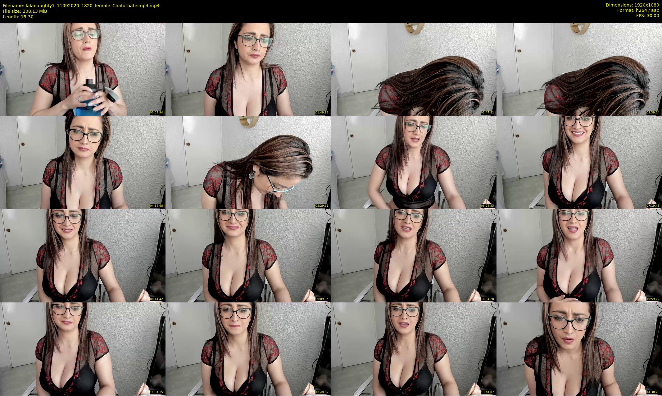 lalanaughty1 — 16 minute Chaturbate female cam show recording, 1080p, Sep 11, 2020