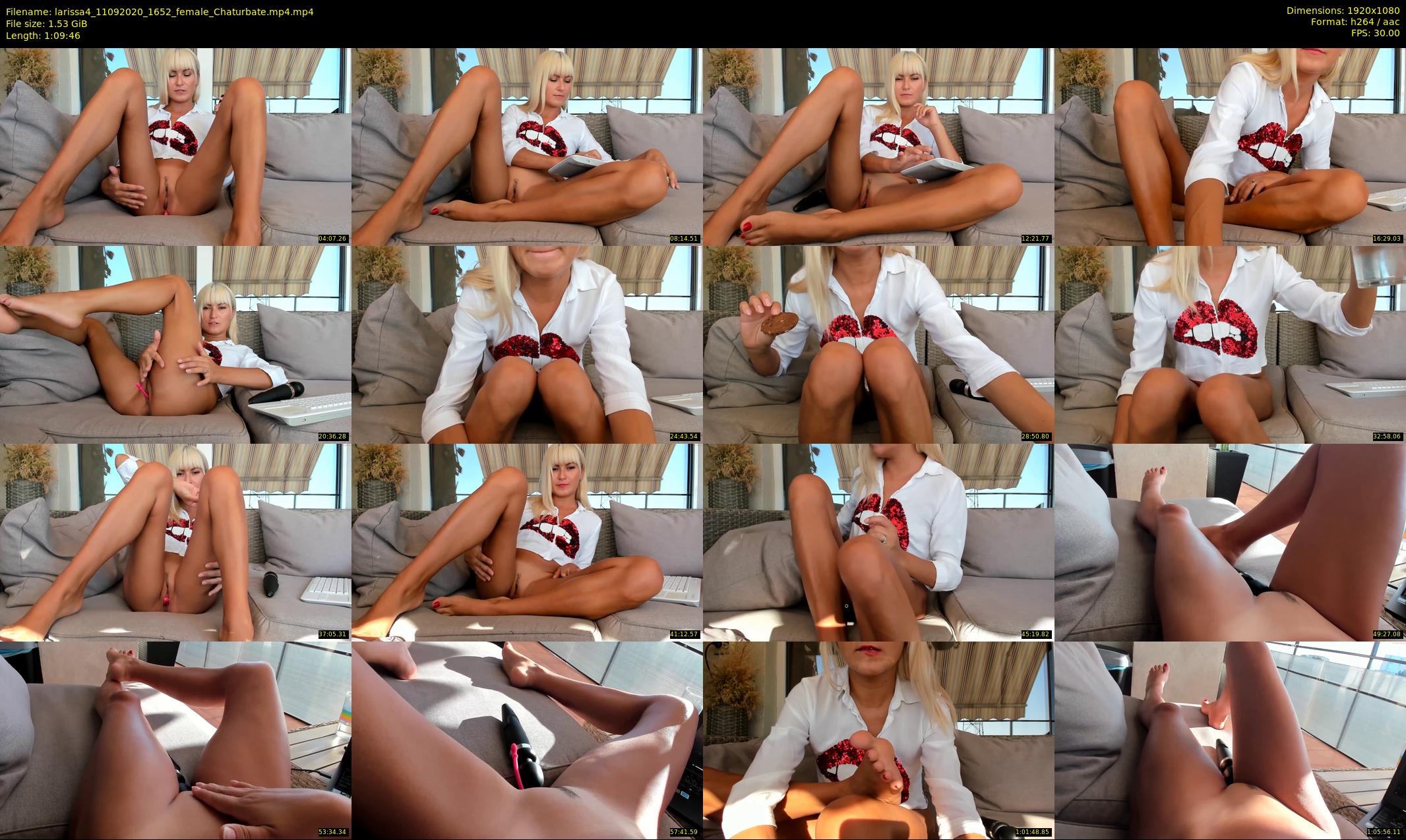 larissa4 — 70 minute Chaturbate female cam show recording, 1080p, Sep 11, 2020
