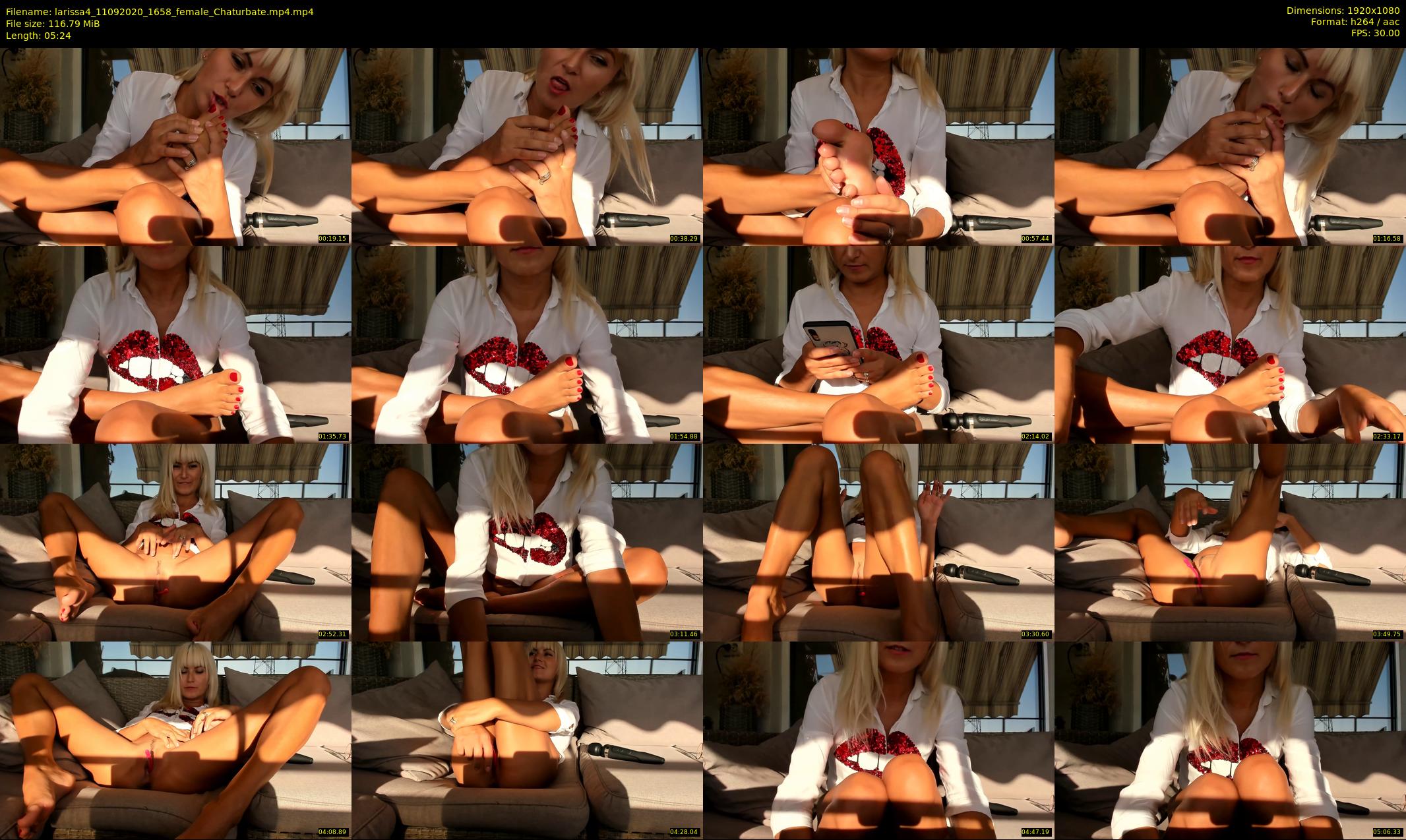 larissa4 — 6 minute Chaturbate female cam show recording, 1080p, Sep 11, 2020