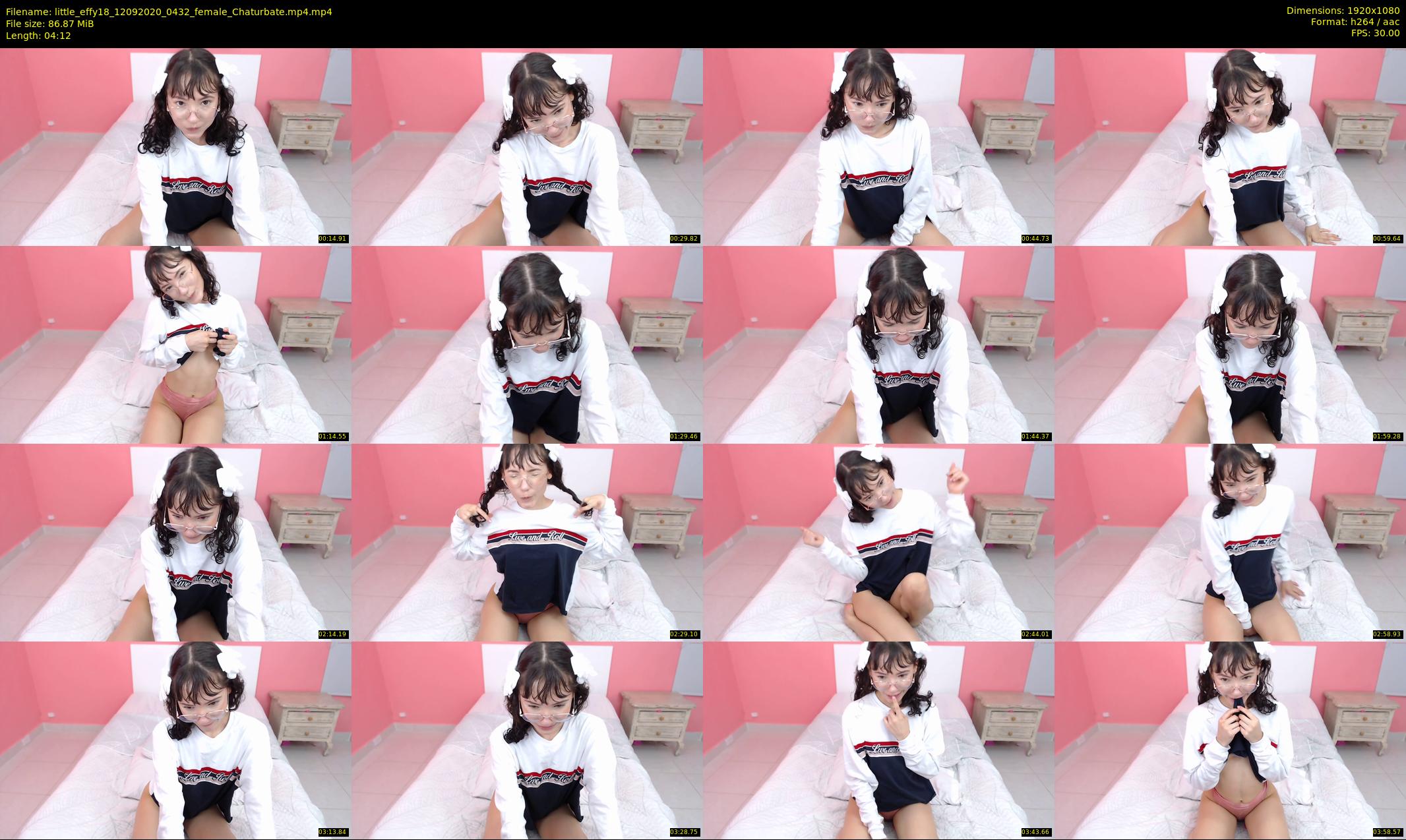 little_effy18 — 5 minute Chaturbate female cam show recording, 1080p, Sep 12, 2020