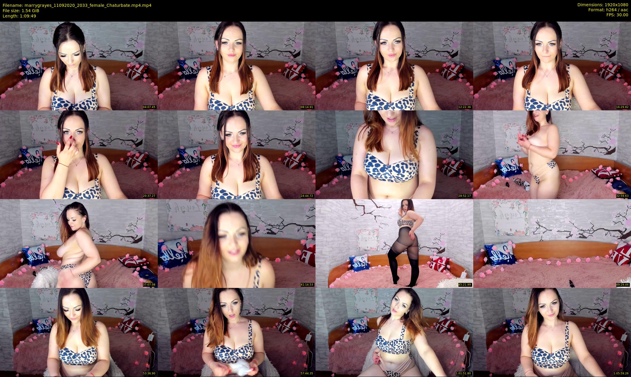 marrygrayes — 70 minute Chaturbate female cam show recording, 1080p, Sep 11, 2020