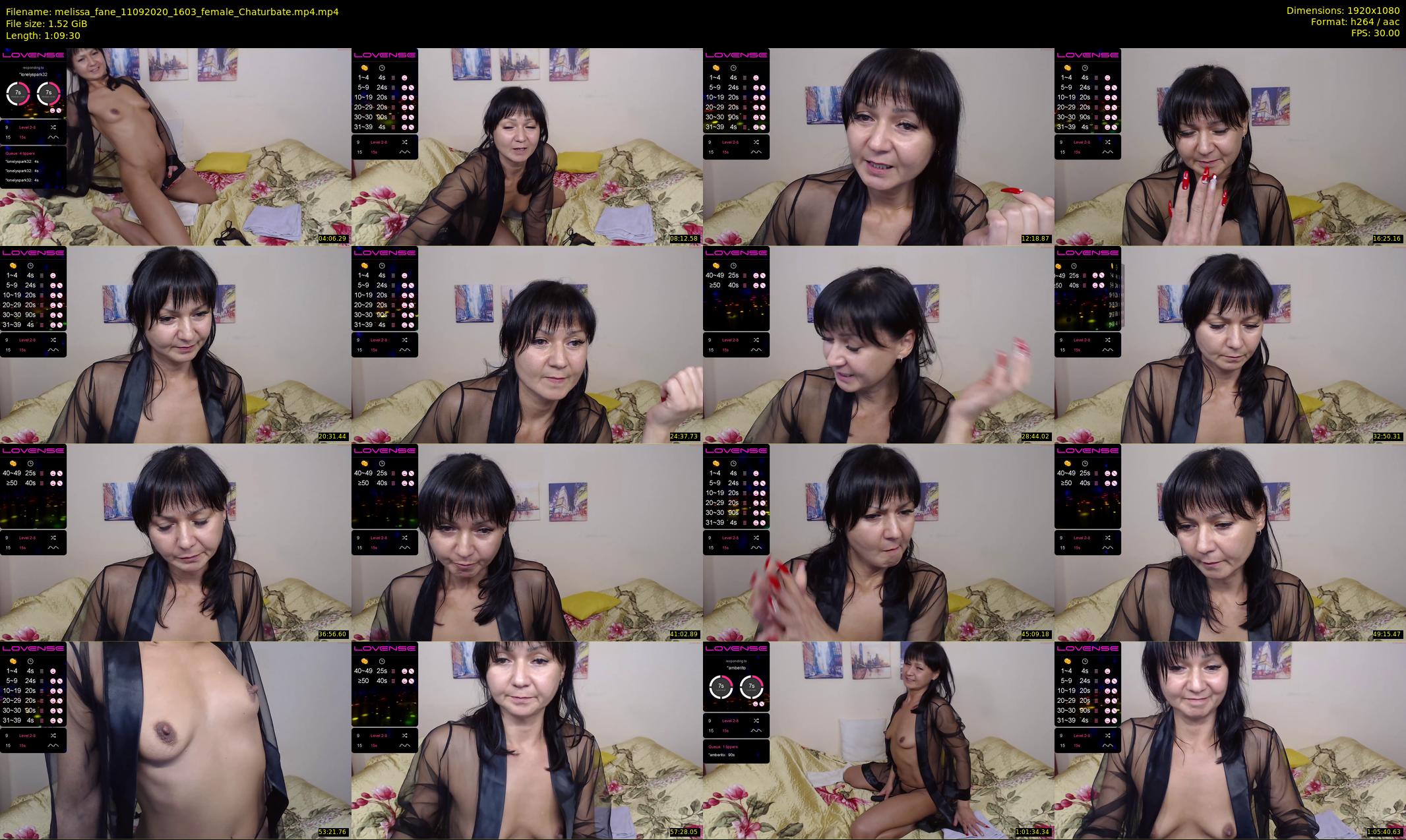melissa_fane — 70 minute Chaturbate female cam show recording, 1080p, Sep 11, 2020