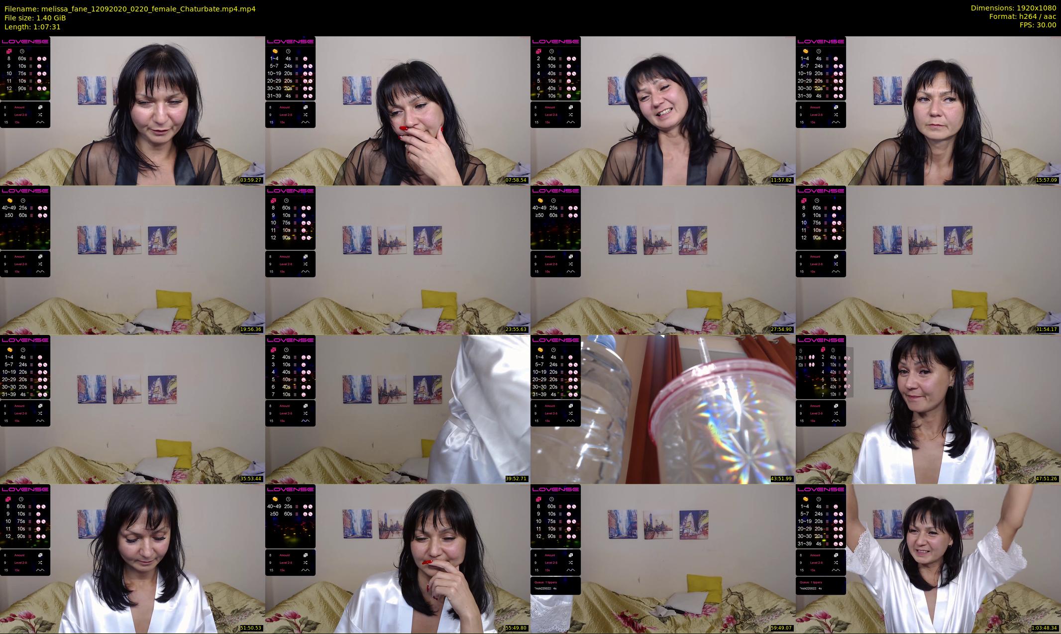 melissa_fane — 68 minute Chaturbate female cam show recording, 1080p, Sep 12, 2020