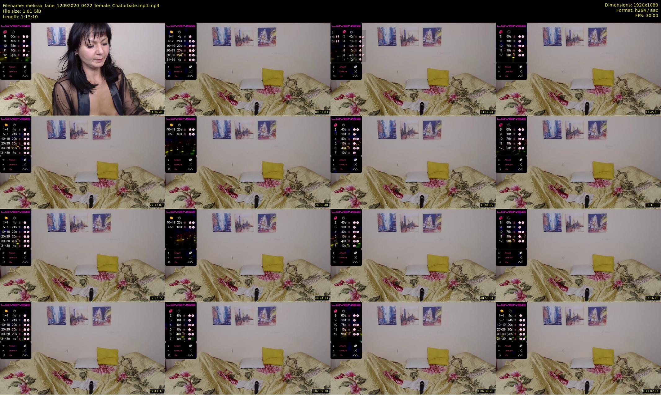 melissa_fane — 76 minute Chaturbate female cam show recording, 1080p, Sep 12, 2020