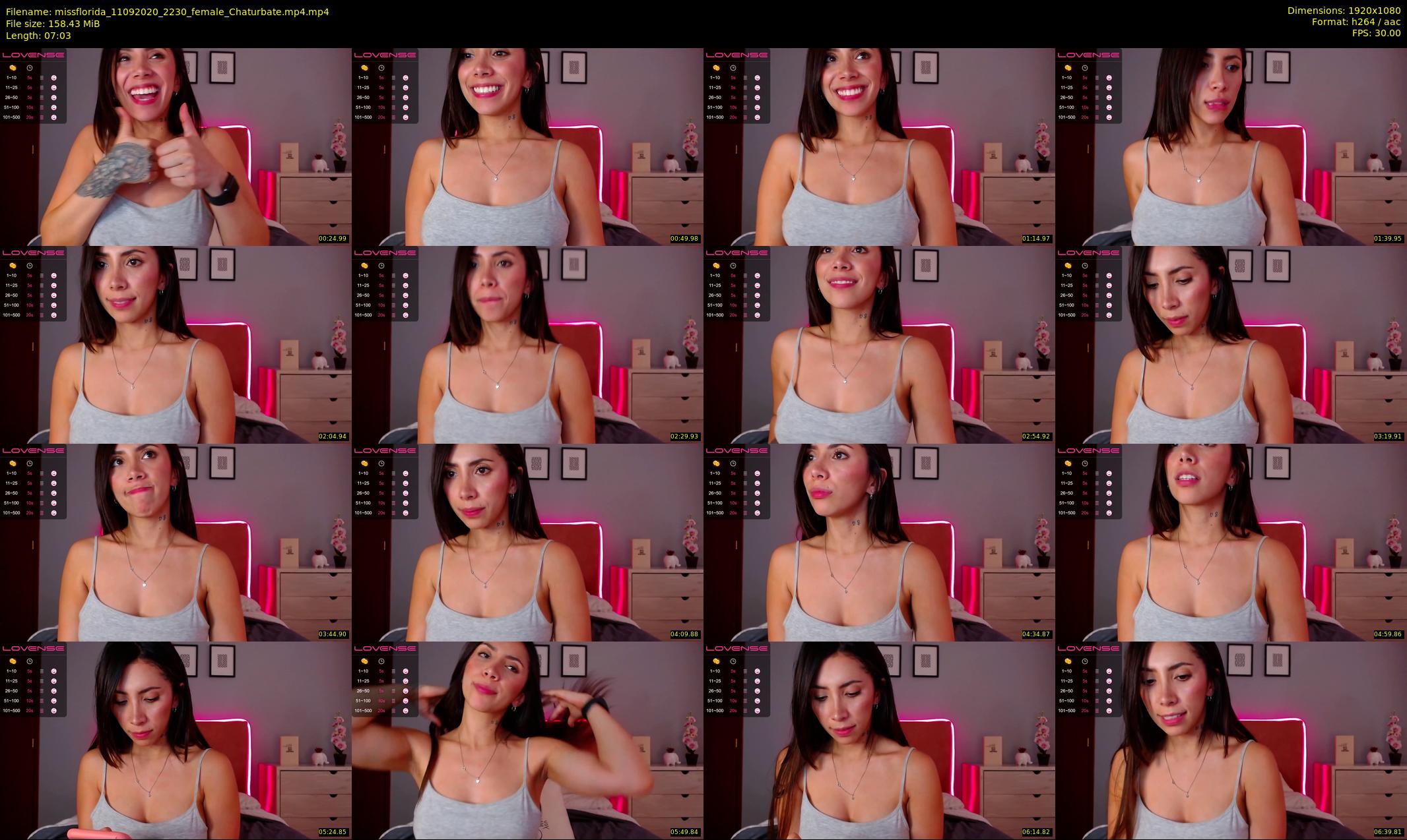 missflorida — 8 minute Chaturbate female cam show recording, 1080p, Sep 11, 2020