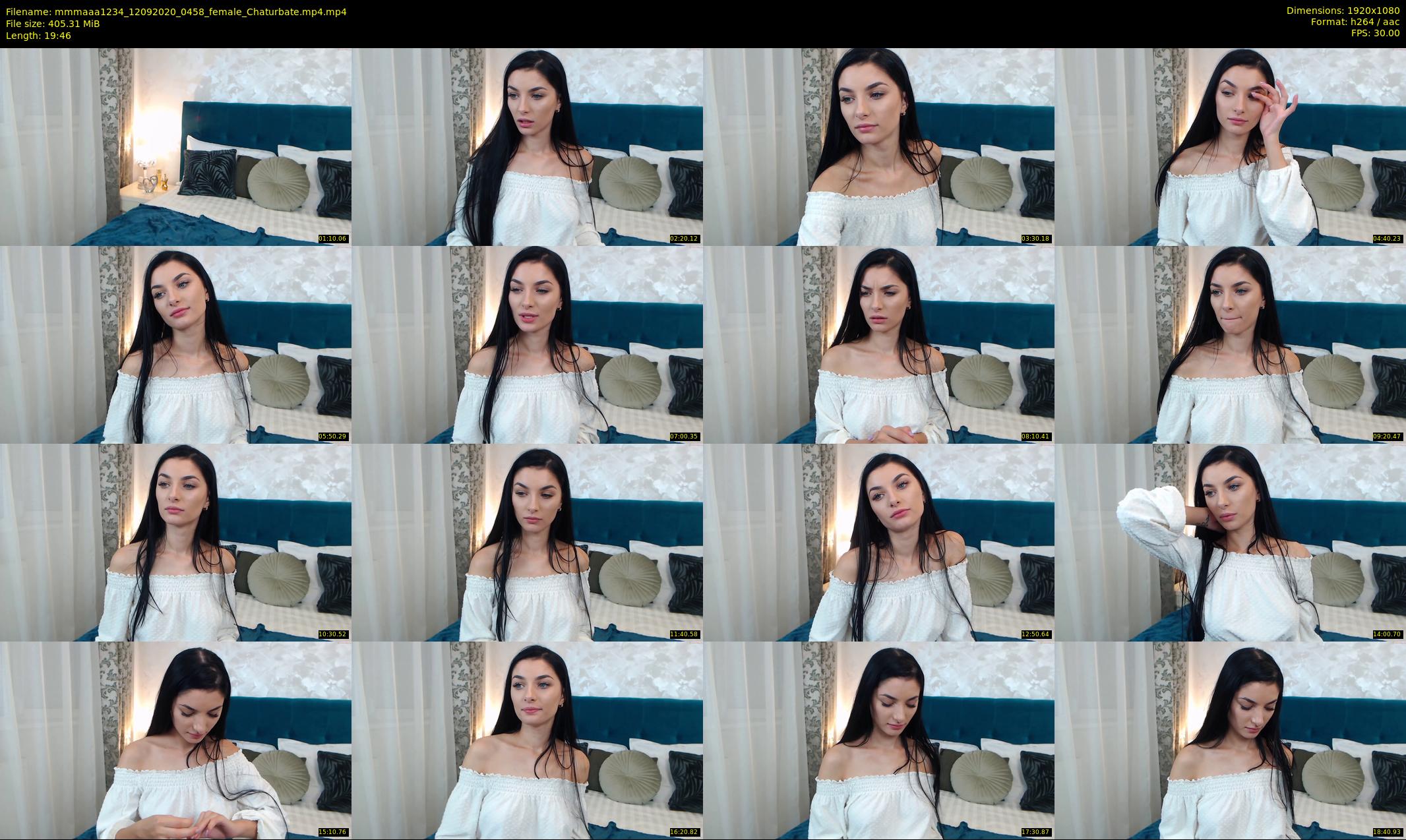 mmmaaa1234 — 20 minute Chaturbate female cam show recording, 1080p, Sep 12, 2020