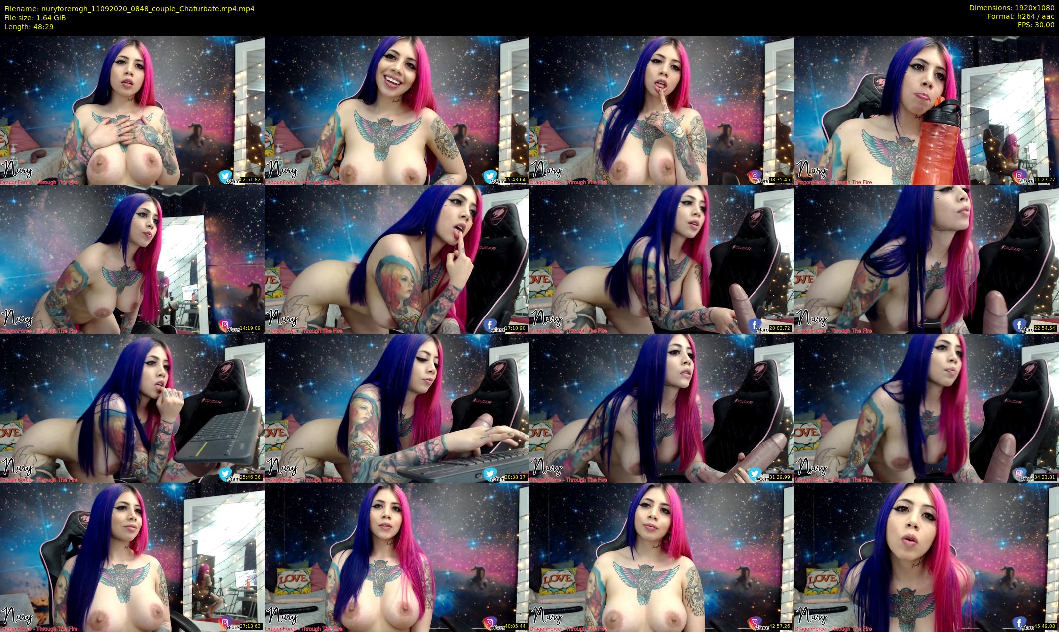 nuryforerogh — 49 minute Chaturbate female cam show recording, 1080p, Sep 11, 2020