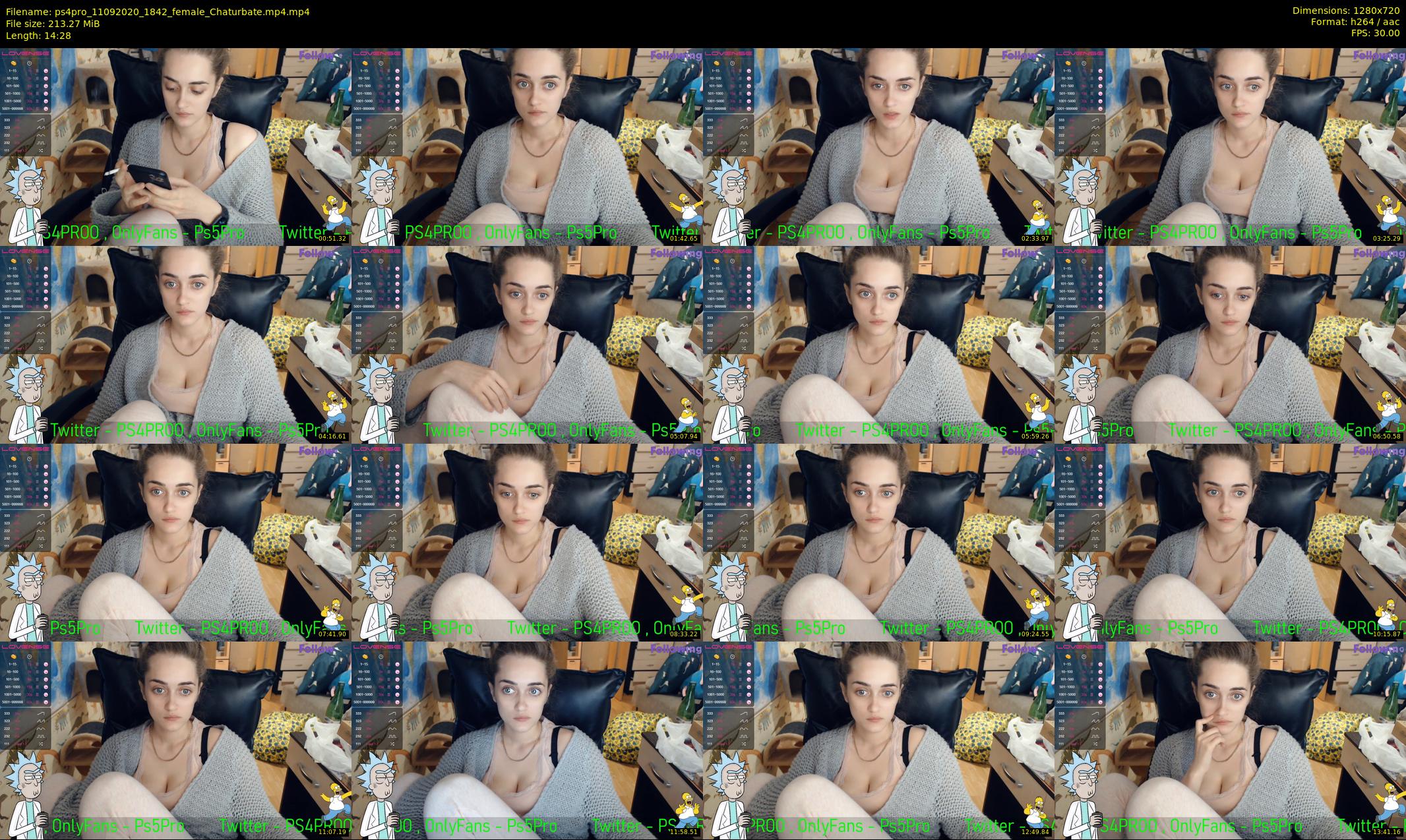 ps4pro — 15 minute Chaturbate female cam show recording, 720p, Sep 11, 2020