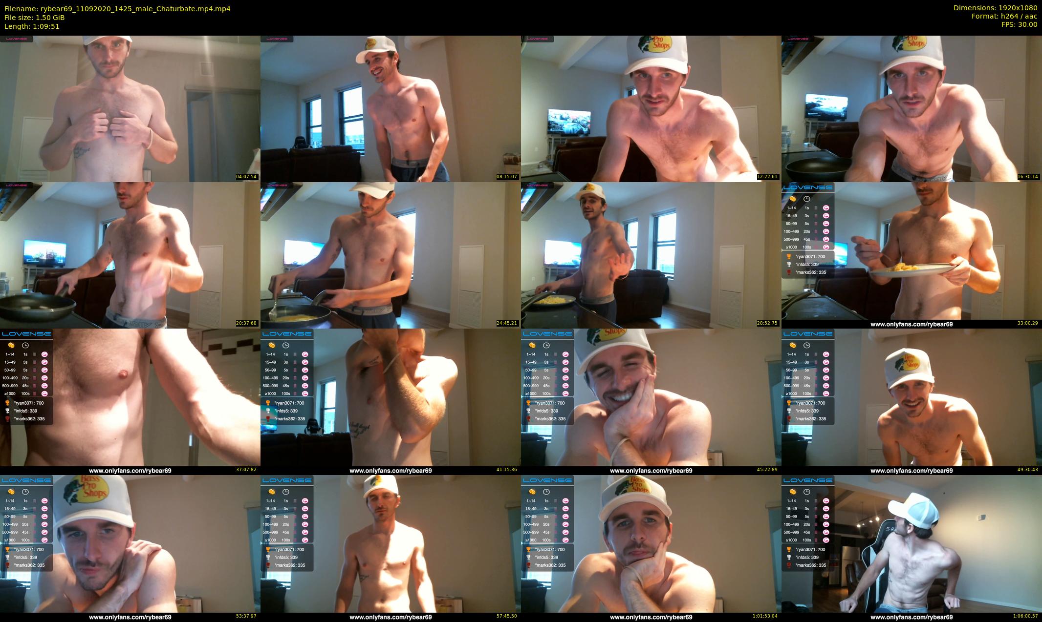 rybear69 — 70 minute Chaturbate male cam show recording, 1080p, Sep 11, 2020