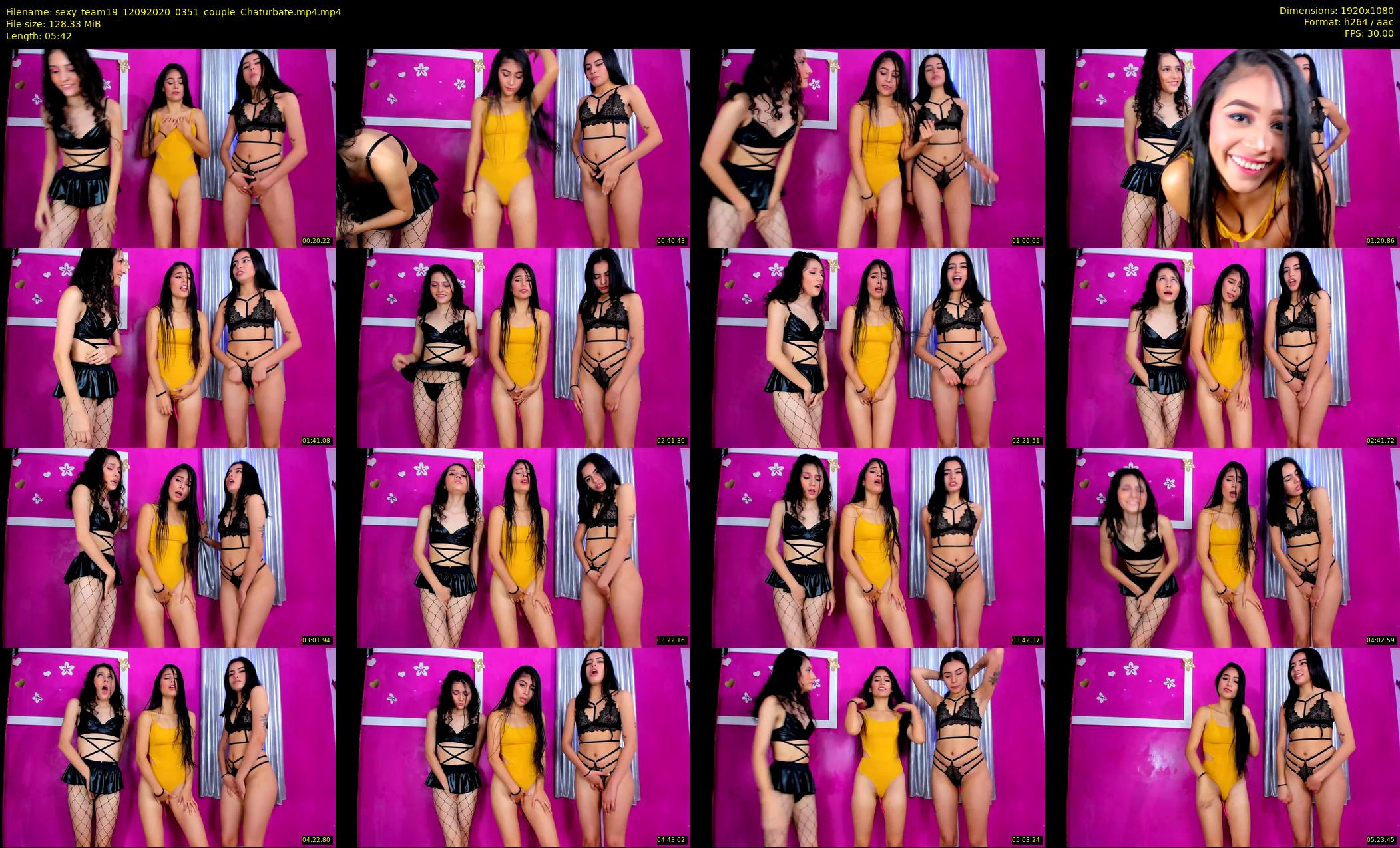 sexy_team19 — 6 minute Chaturbate female cam show recording, 1080p, Sep 12, 2020