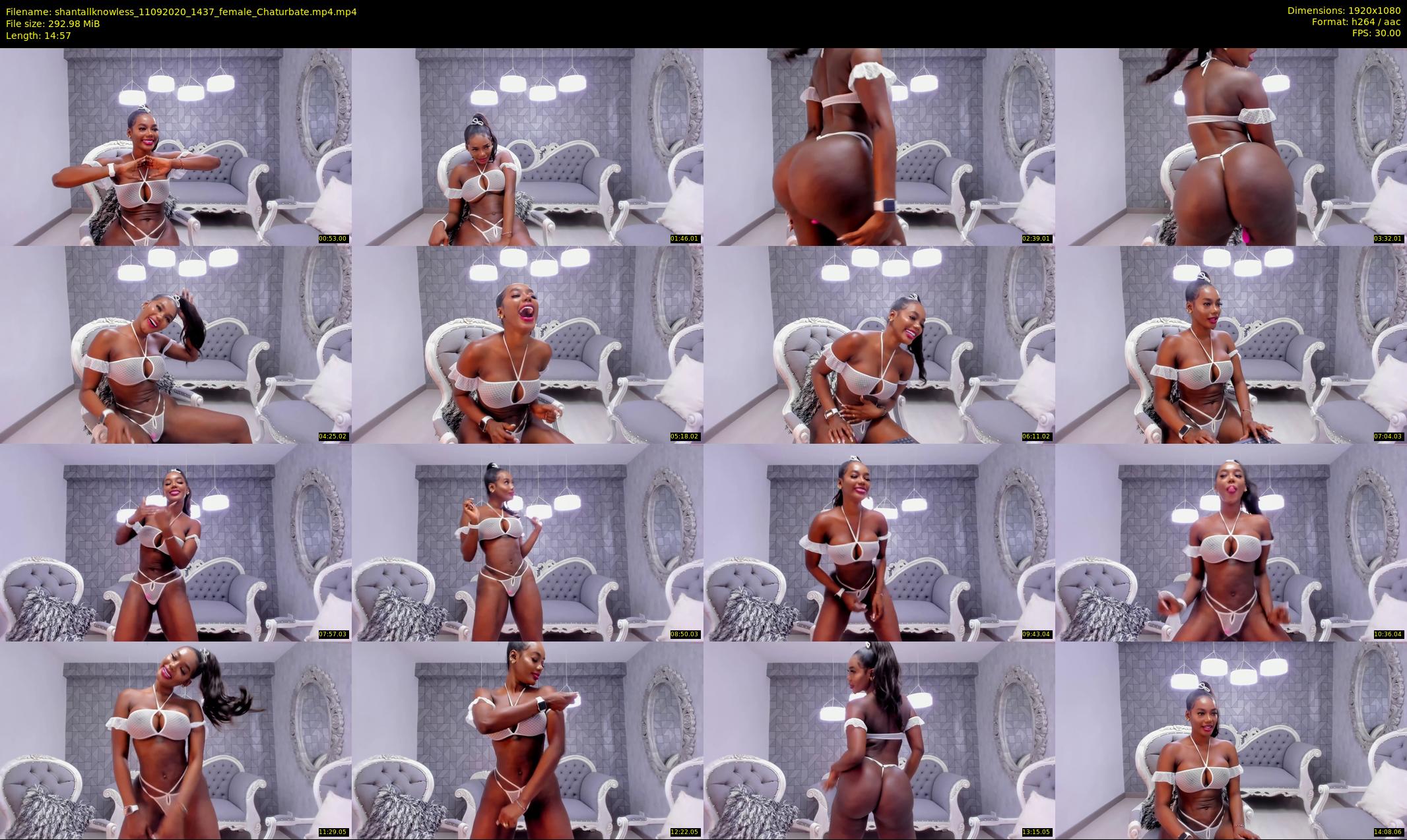 shantallknowless — 15 minute Chaturbate female cam show recording, 1080p, Sep 11, 2020