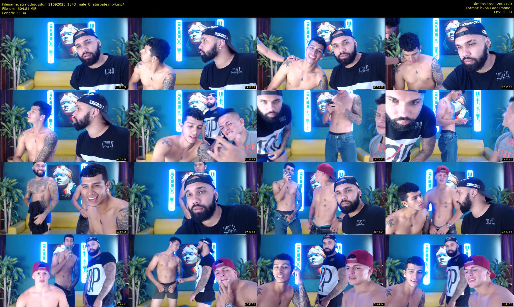 straigthguysfun — 34 minute Chaturbate male cam show recording, 720p, Sep 11, 2020