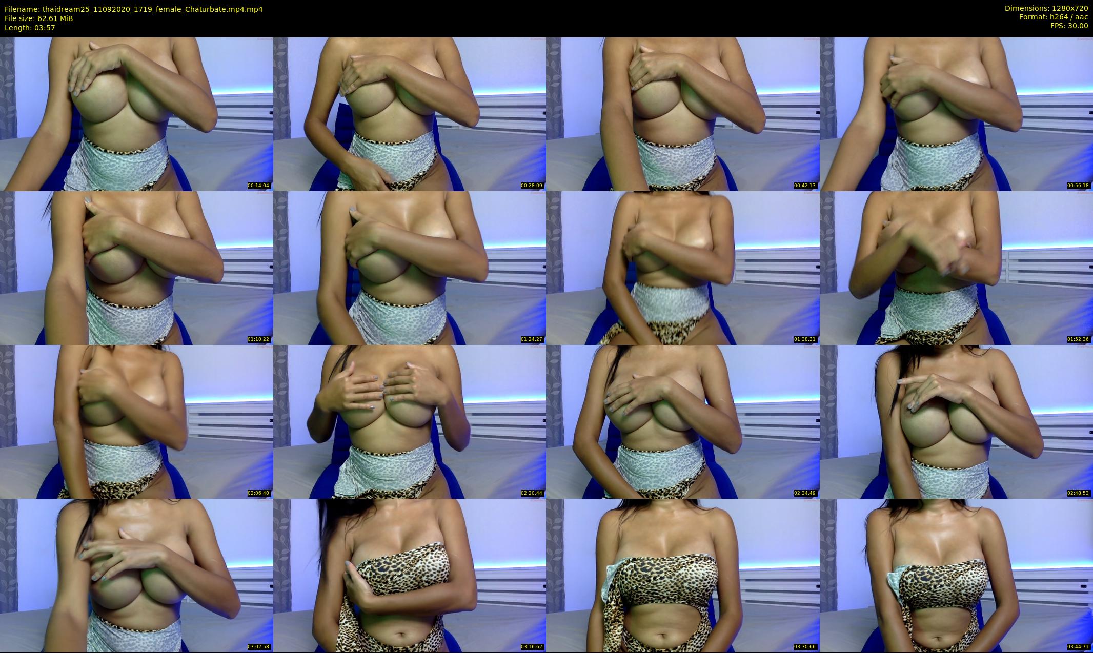 thaidream25 — 4 minute Chaturbate female cam show recording, 720p, Sep 11, 2020