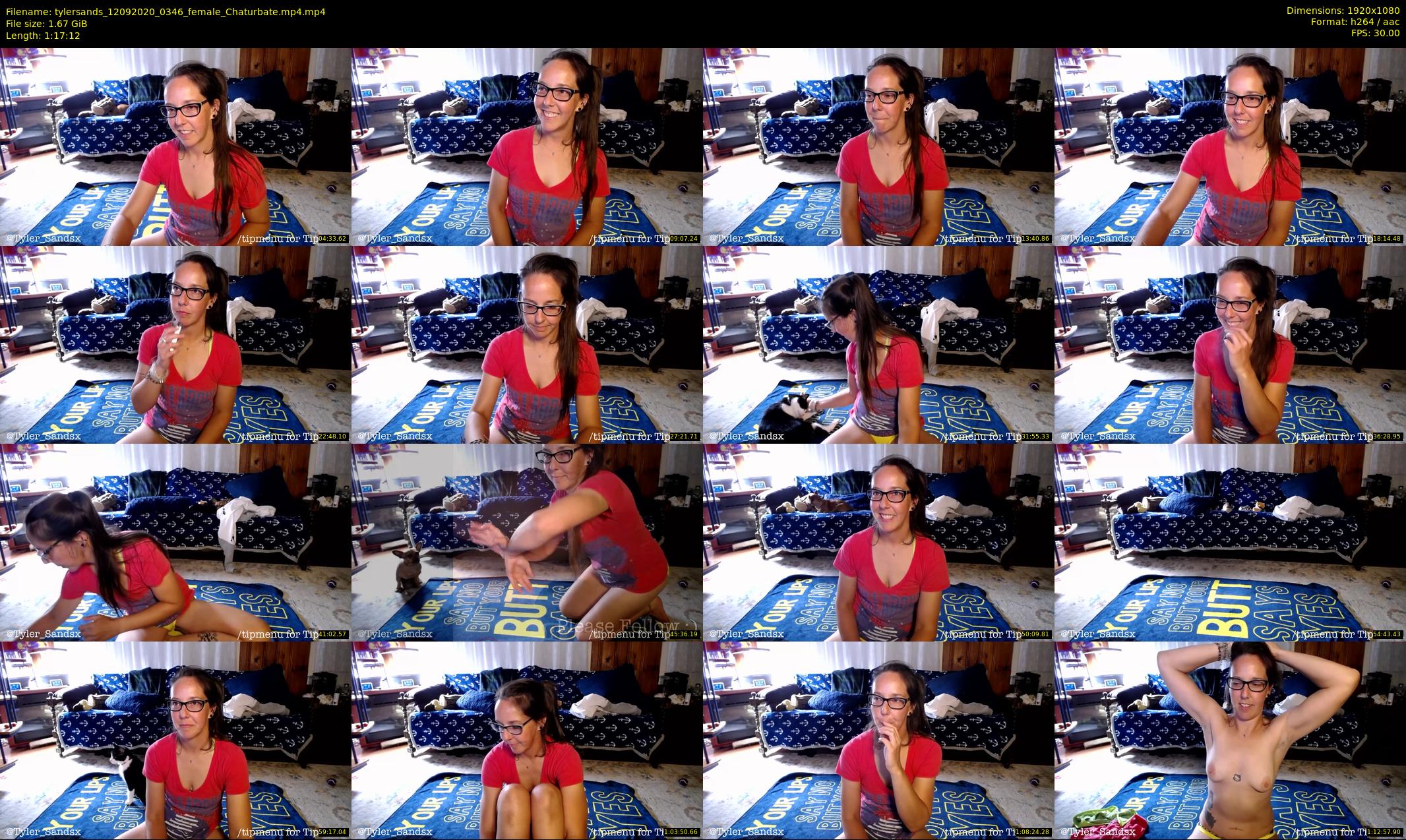 tylersands — 78 minute Chaturbate female cam show recording, 1080p, Sep 12, 2020