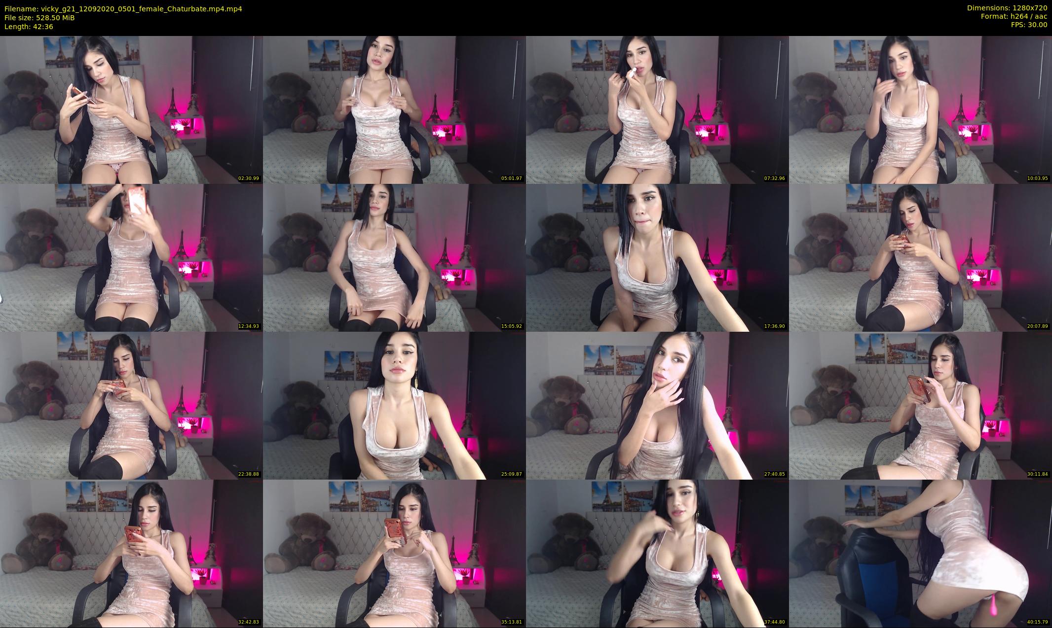 vicky_g21 — 43 minute Chaturbate female cam show recording, 720p, Sep 12, 2020