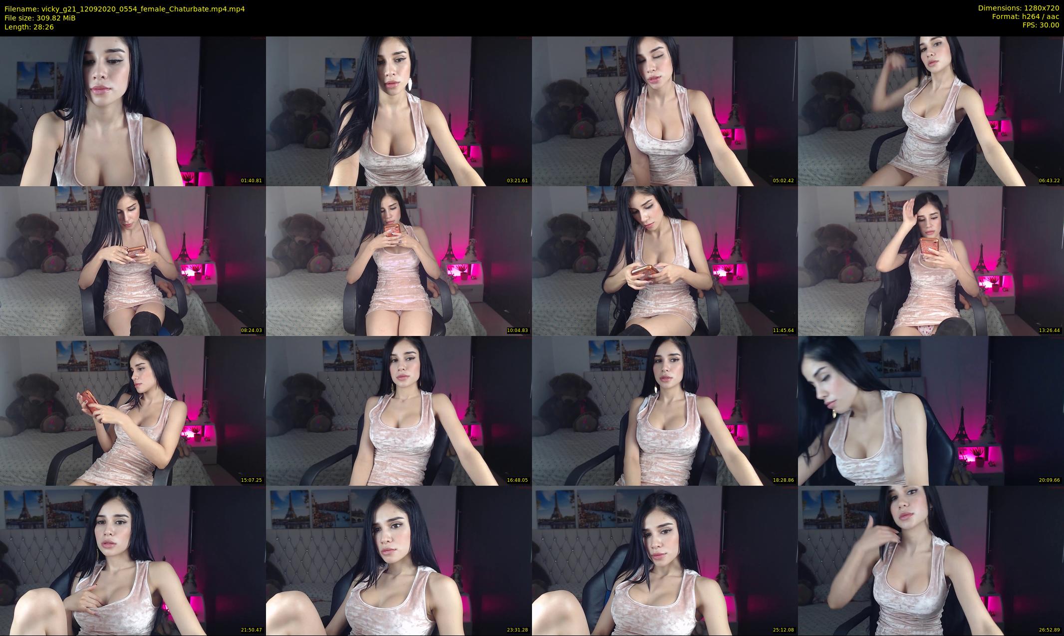 vicky_g21 — 29 minute Chaturbate female cam show recording, 720p, Sep 12, 2020