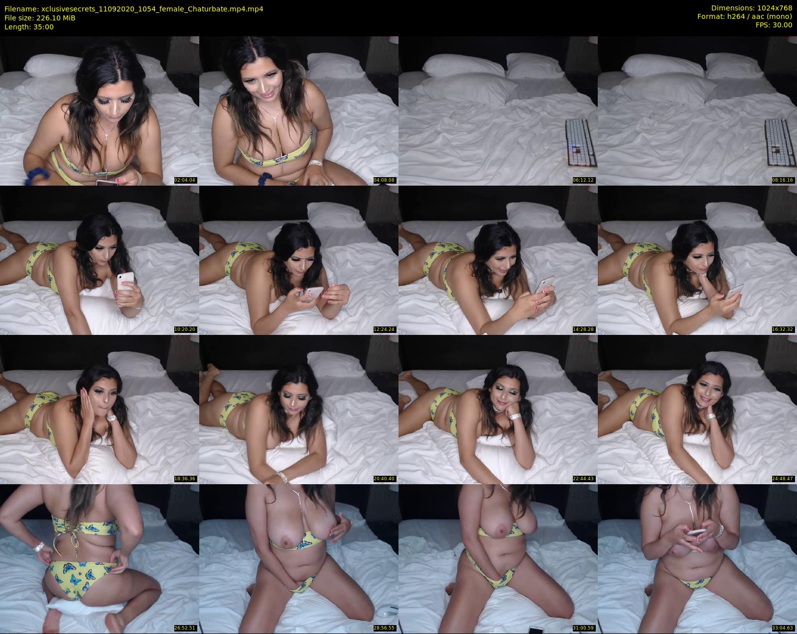 xclusivesecrets — 35 minute Chaturbate female cam show recording, 720p, Sep 11, 2020