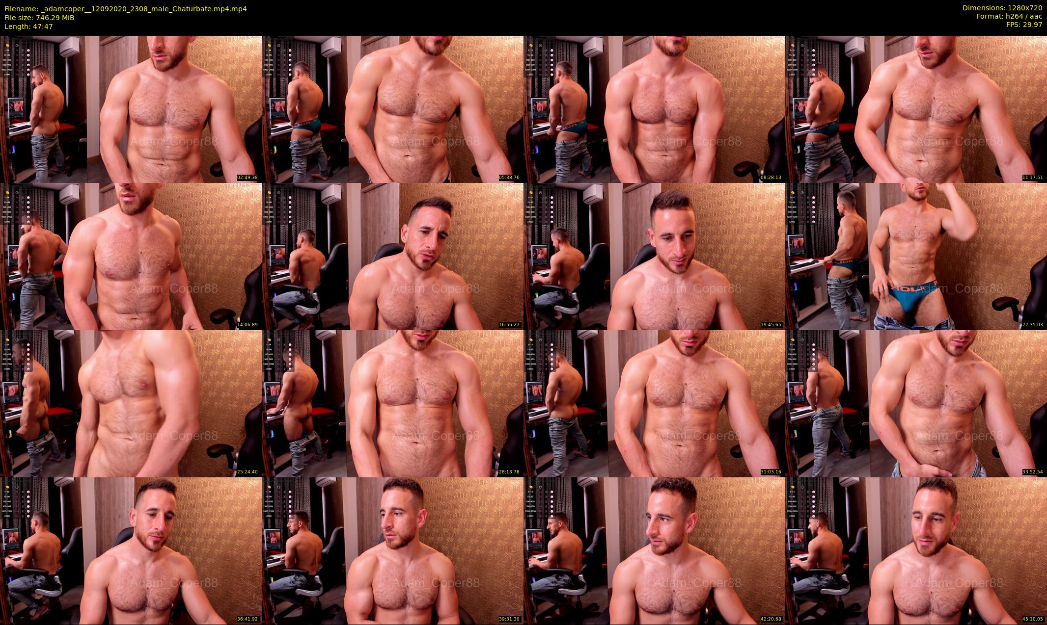 _adamcoper_ — 48 minute Chaturbate male cam show recording, 720p, Sep 12, 2020