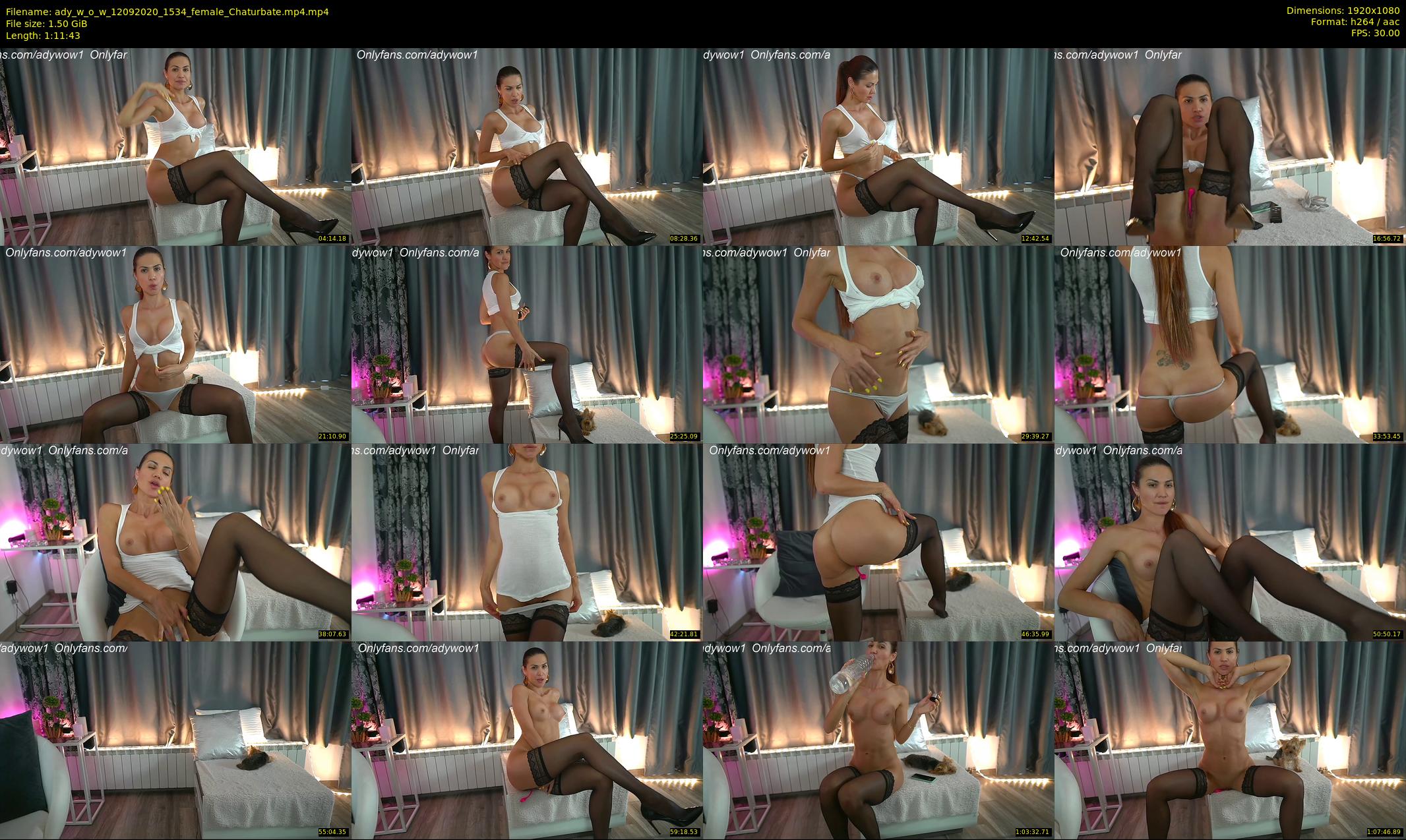 ady_w_o_w — 72 minute Chaturbate female cam show recording, 1080p, Sep 12, 2020