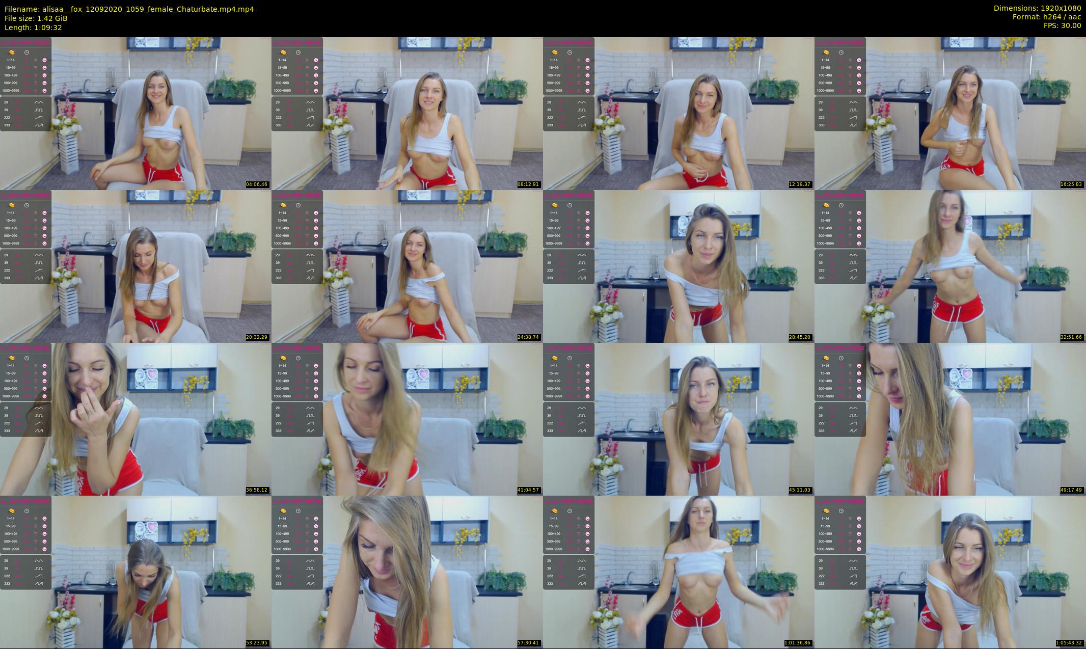 alisaa__fox — 70 minute Chaturbate female cam show recording, 1080p, Sep 12, 2020