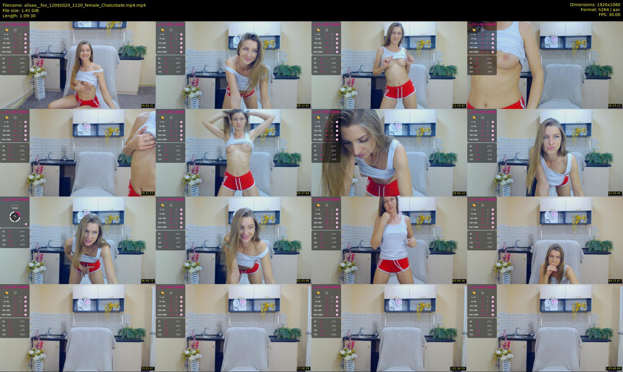 alisaa__fox — 70 minute Chaturbate female cam show recording, 1080p, Sep 12, 2020