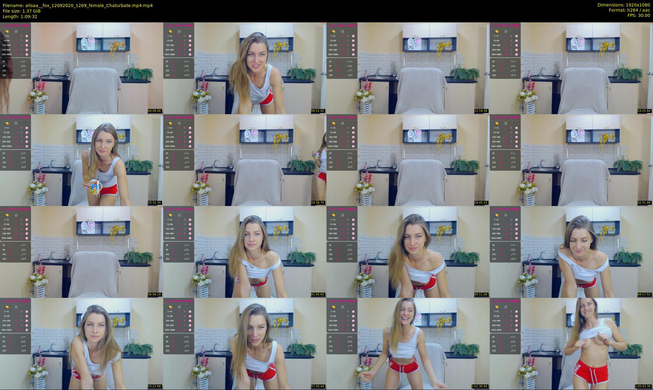 alisaa__fox — 70 minute Chaturbate female cam show recording, 1080p, Sep 12, 2020
