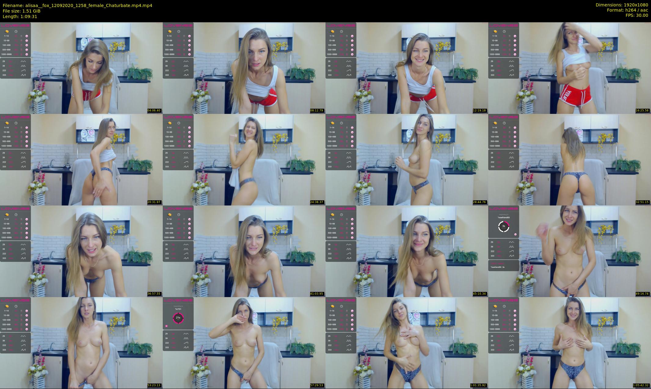 alisaa__fox — 70 minute Chaturbate female cam show recording, 1080p, Sep 12, 2020