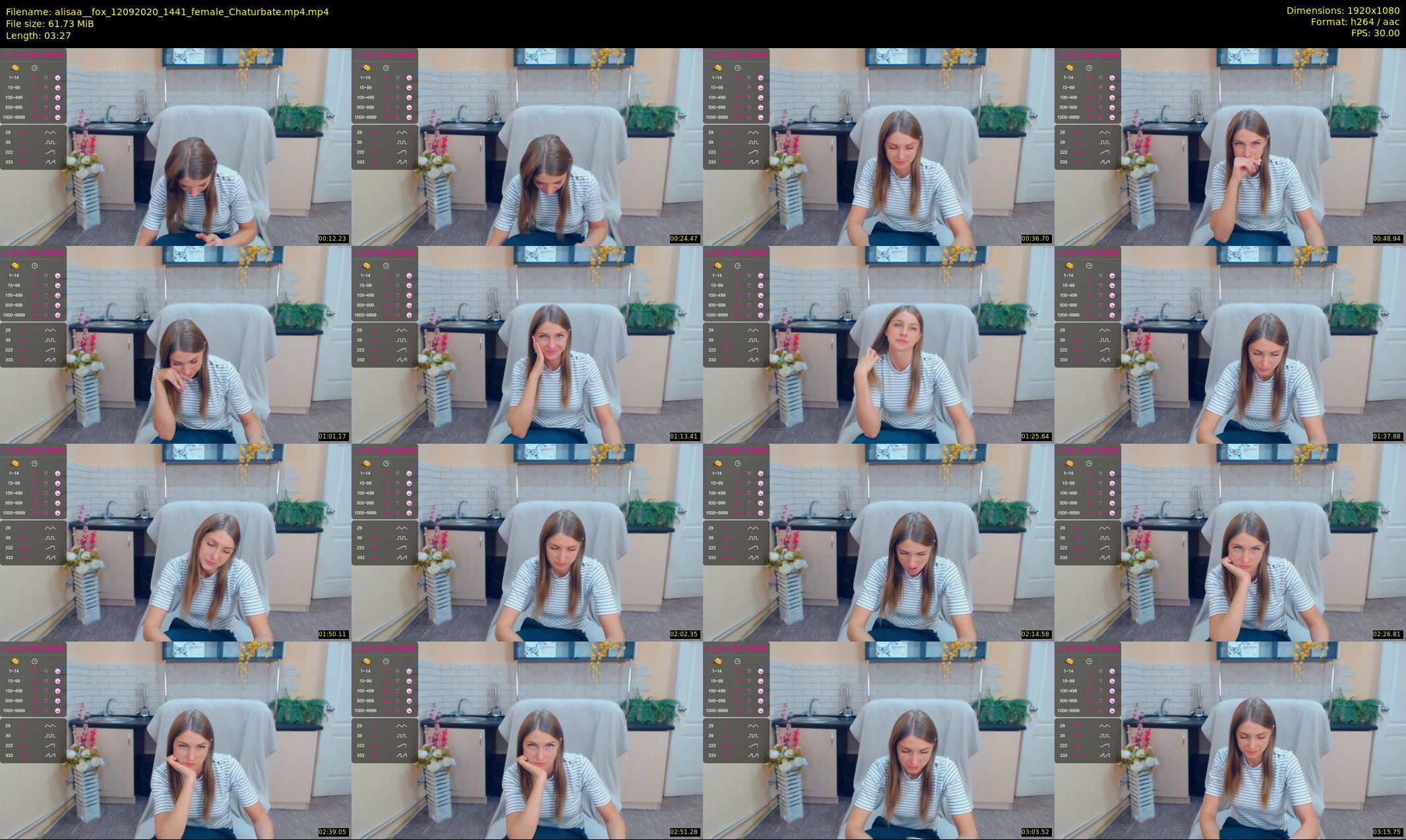 alisaa__fox — 4 minute Chaturbate female cam show recording, 1080p, Sep 12, 2020