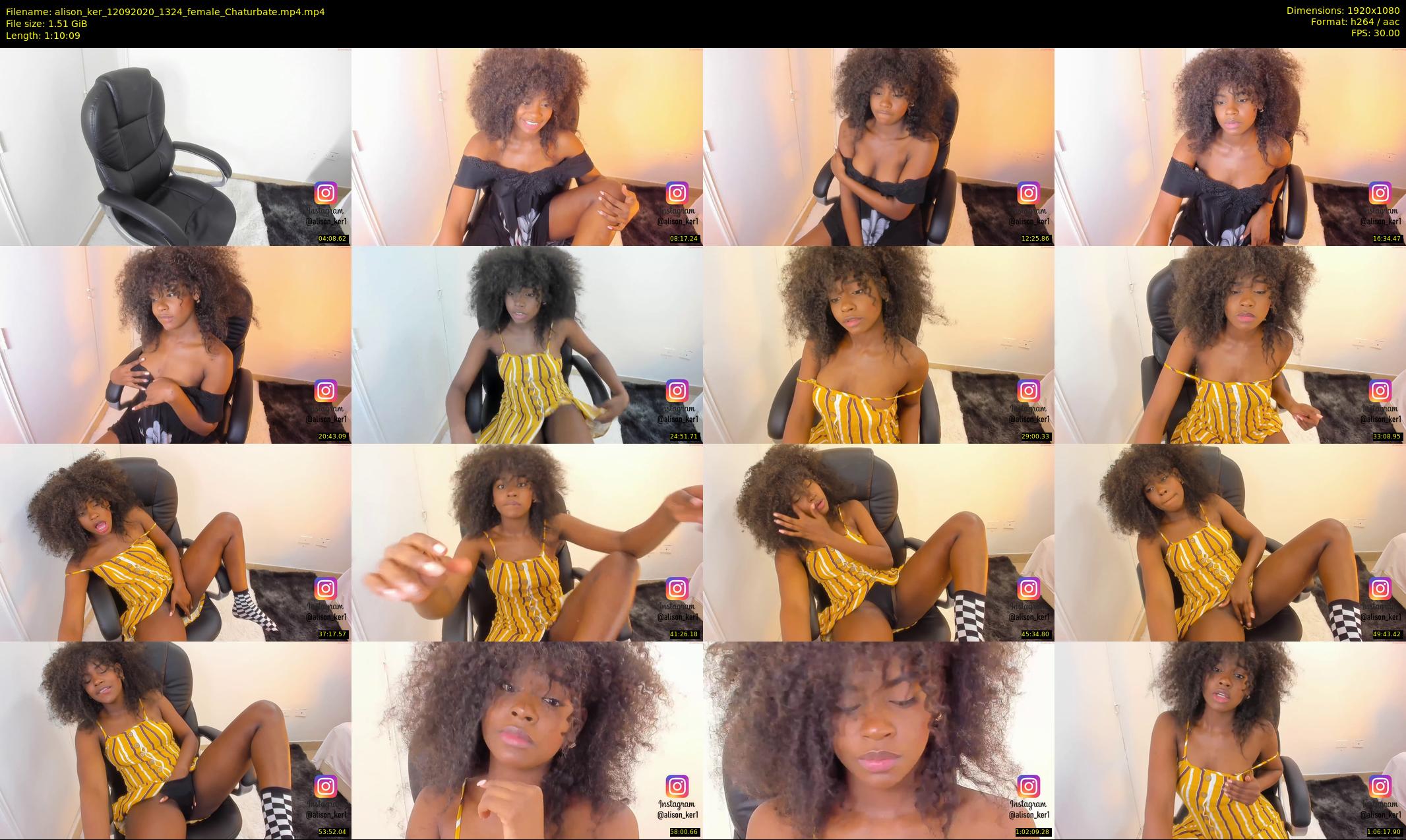 alison_ker — 71 minute Chaturbate female cam show recording, 1080p, Sep 12, 2020