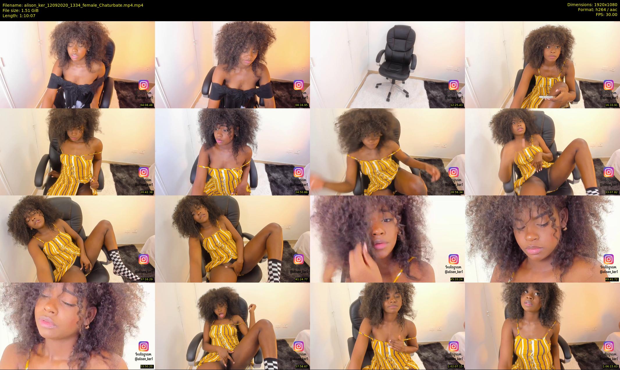 alison_ker — 71 minute Chaturbate female cam show recording, 1080p, Sep 12, 2020