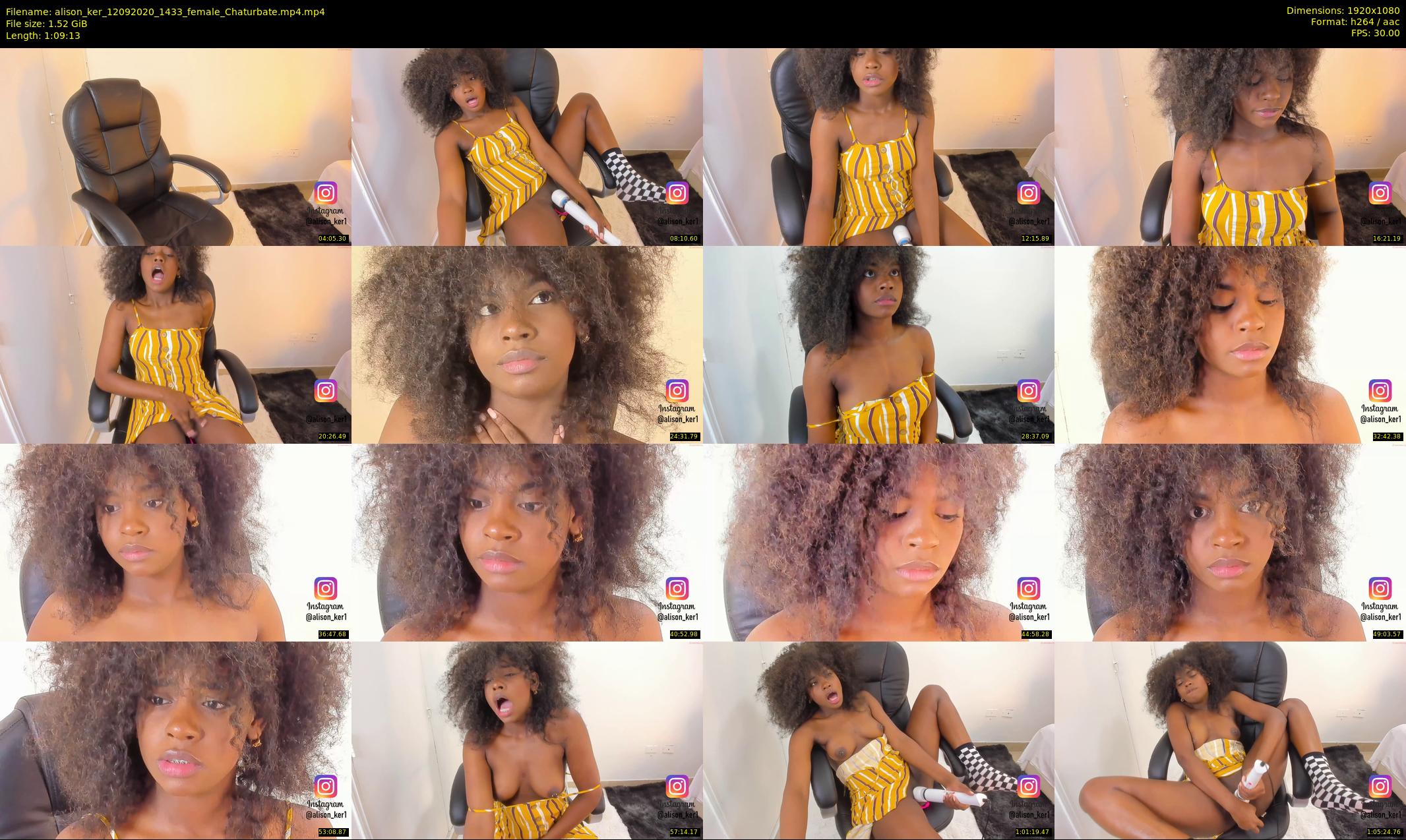alison_ker — 70 minute Chaturbate female cam show recording, 1080p, Sep 12, 2020