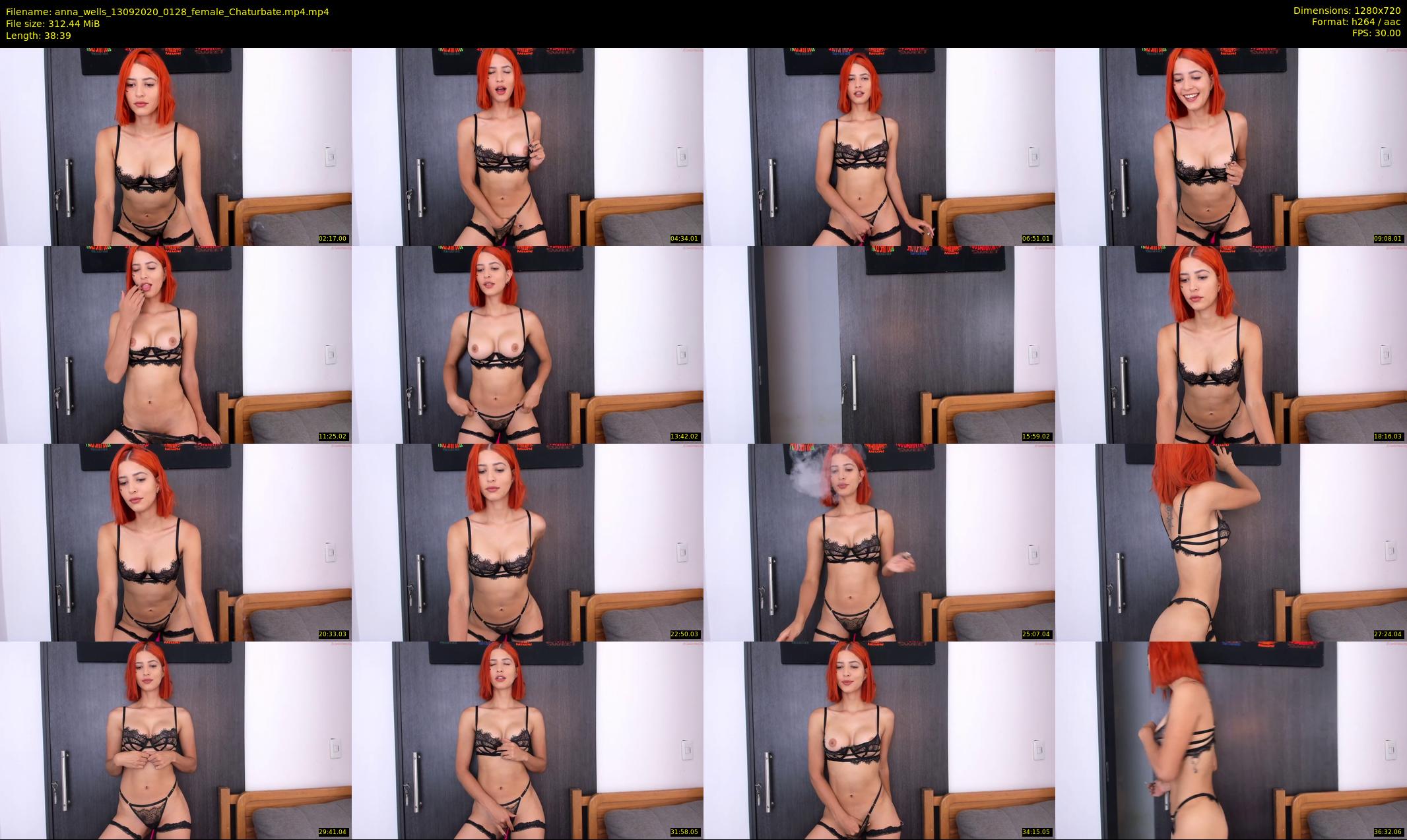 anna_wells — 39 minute Chaturbate female cam show recording, 720p, Sep 13, 2020