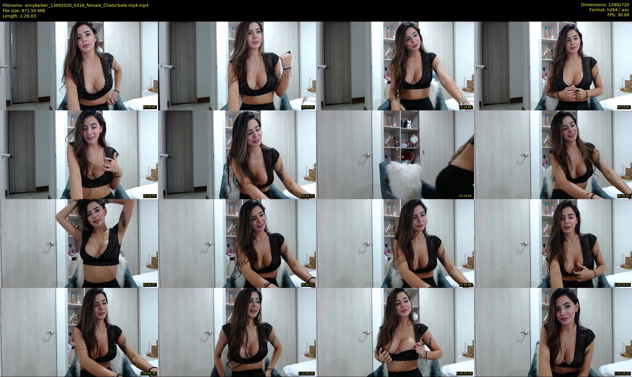 annybeiker — 87 minute Chaturbate female cam show recording, 720p, Sep 13, 2020